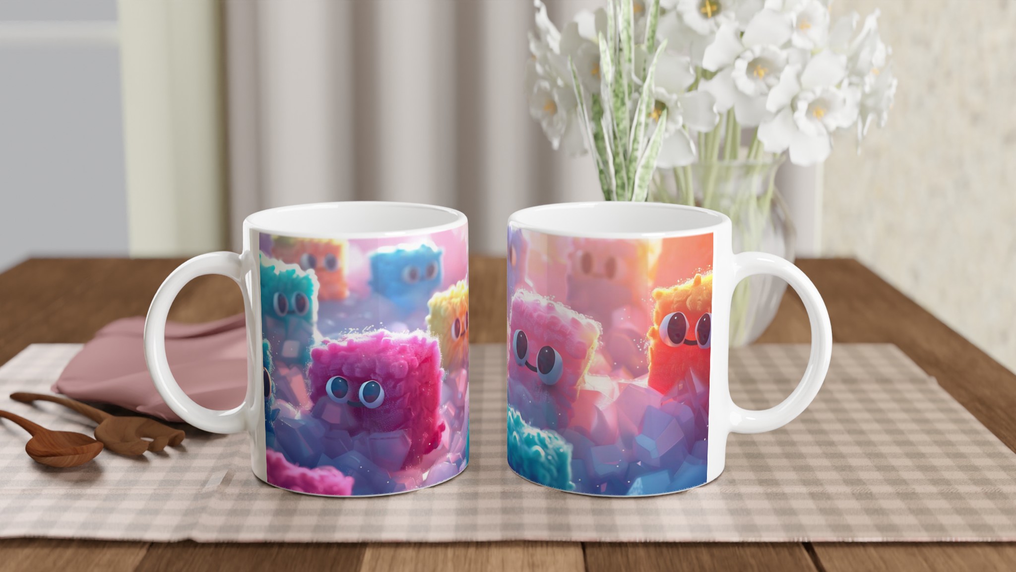 Färgglada, lekfulla Monster Mugg – 11 oz keramisk kopp i flera livfulla färger 10 80657448-5421-4d57-a1d8-9c540586fd4a