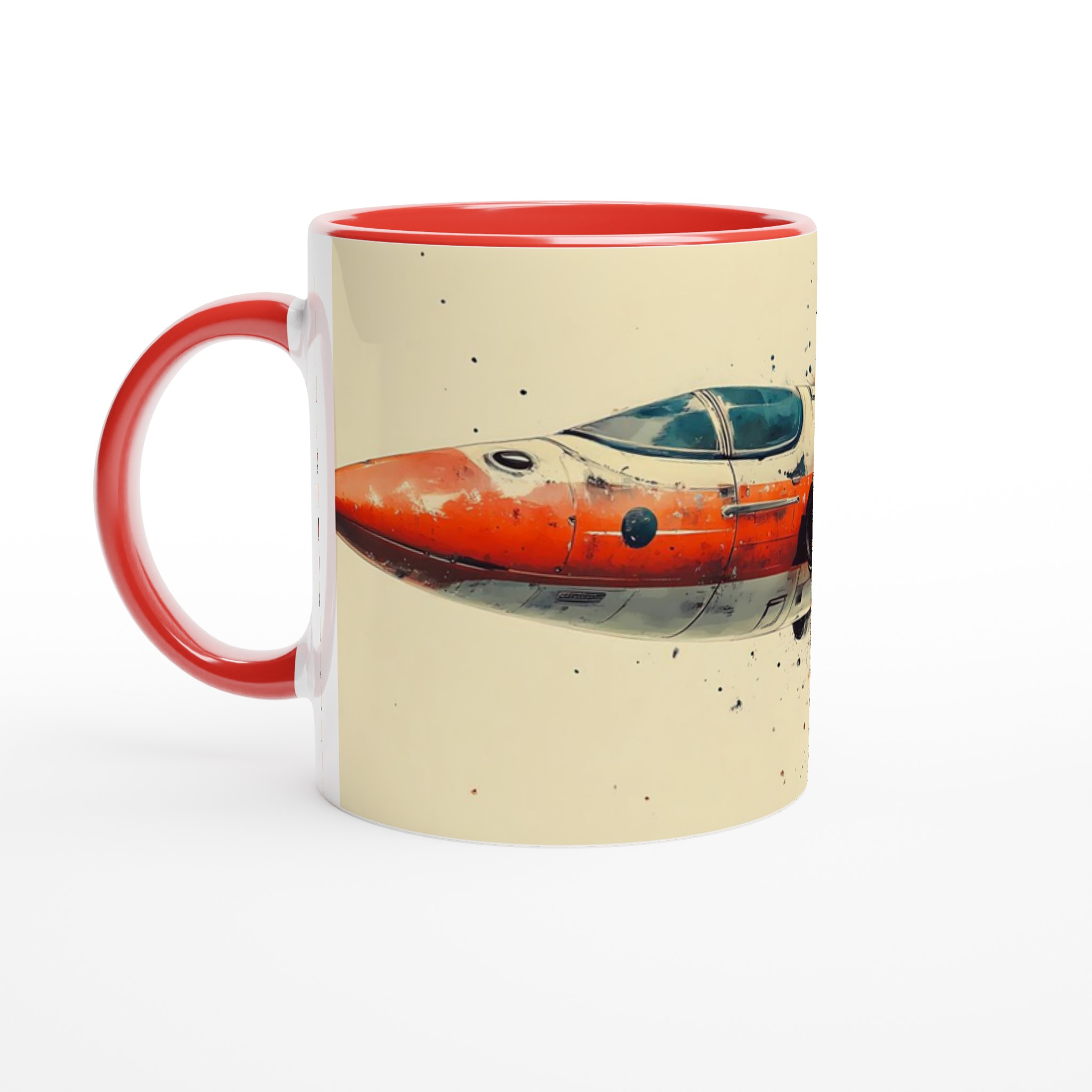 Retro Rymdskepp Keramikmugg - 11oz, Välj bland 7 Livfulla Färger för Sci-Fi Fantasten 5 80b8807e-f8fe-4c37-91d3-bbdfaac7378d