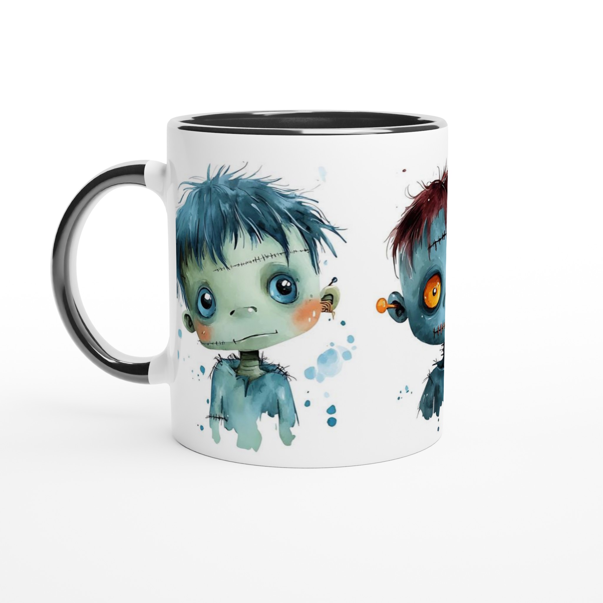Söta Monster Vattenfärg 11oz Keramikmugg – En charmig detalj för din kaffepaus, välj bland flera färger! 4 80c1be39-4b5c-4494-9aaa-5a80eddf84b9