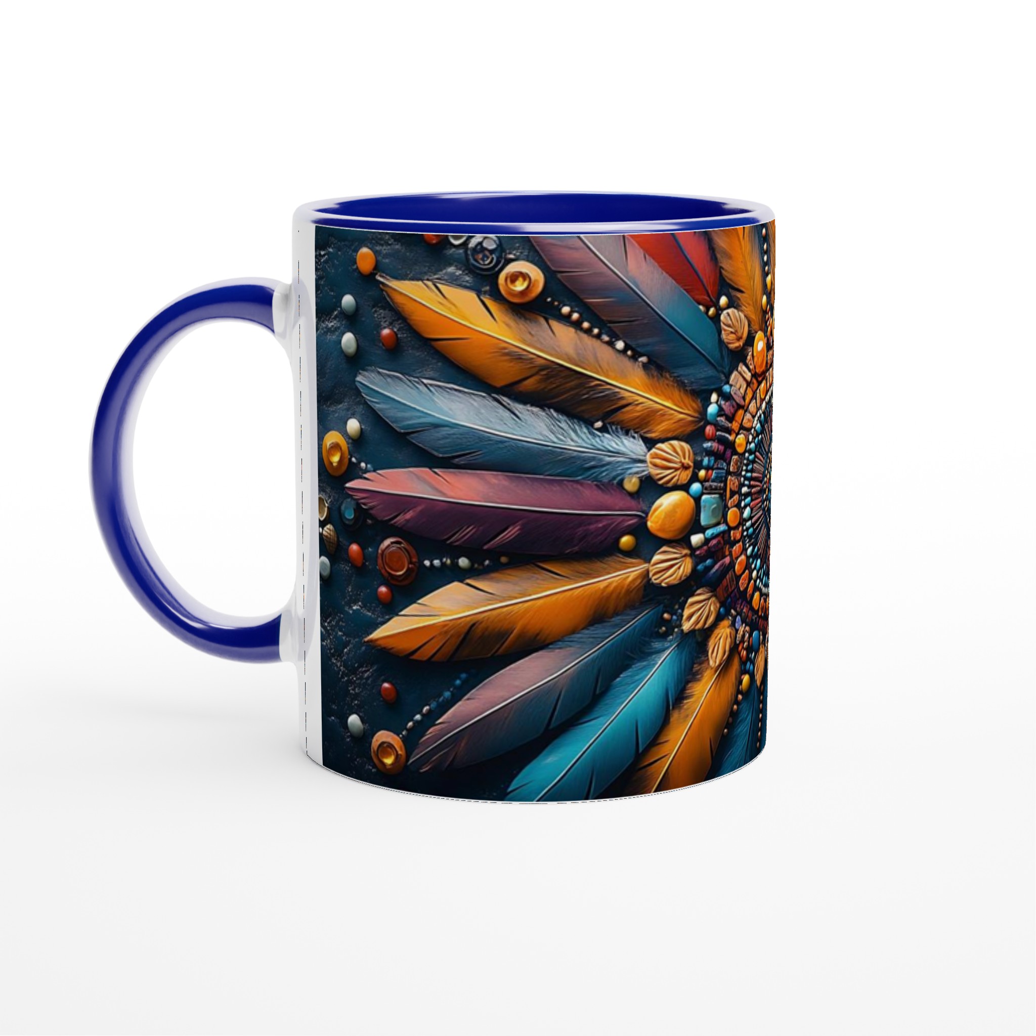Aztec Inspired 11oz Keramisk Mugg – Konstfull Design i Levande Färger 2 80f6b506-8838-447f-8b32-04a6da3e45f6