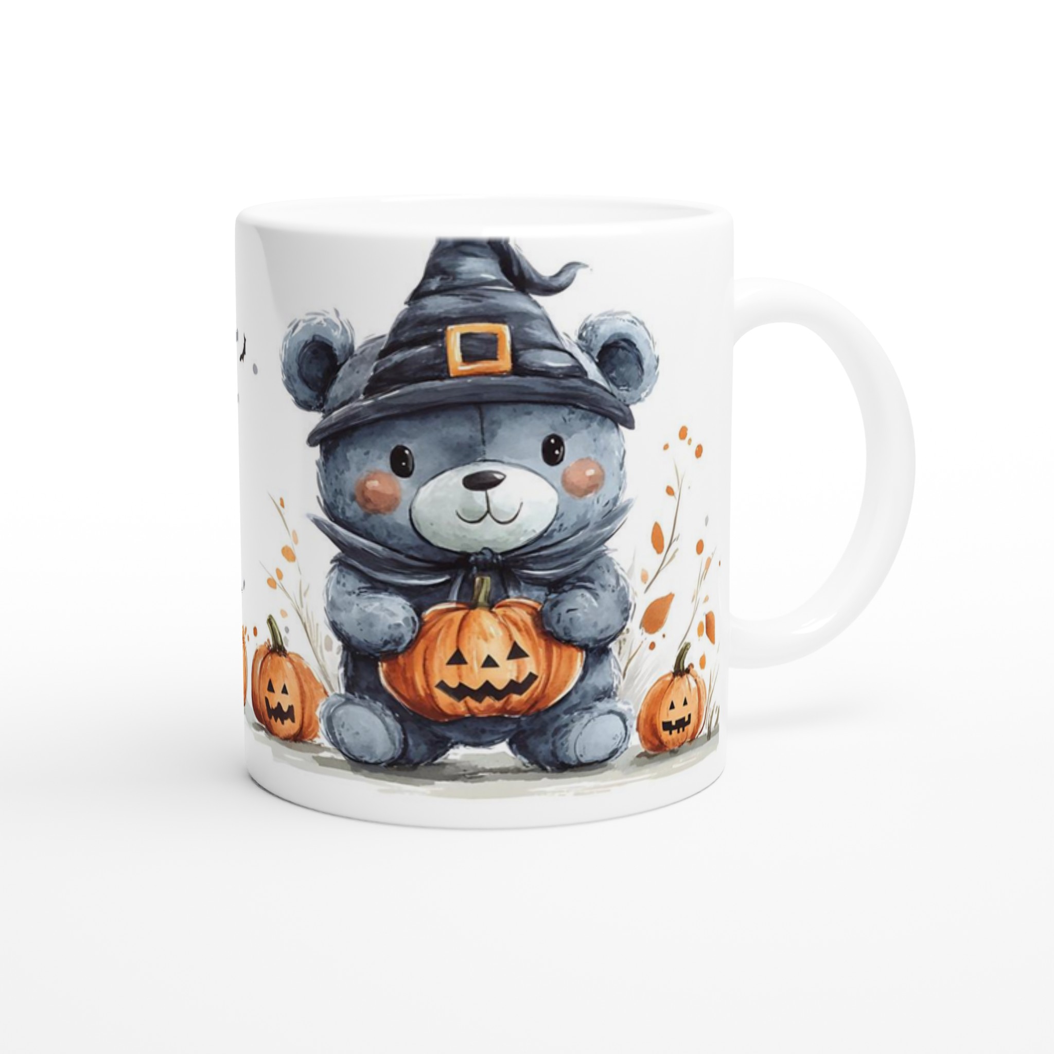 Söta Halloweenbjörnar – Unik 11oz Keramikmugg i ditt val av färg 9 80f9f5c7-6e97-4287-a790-78d778684f11