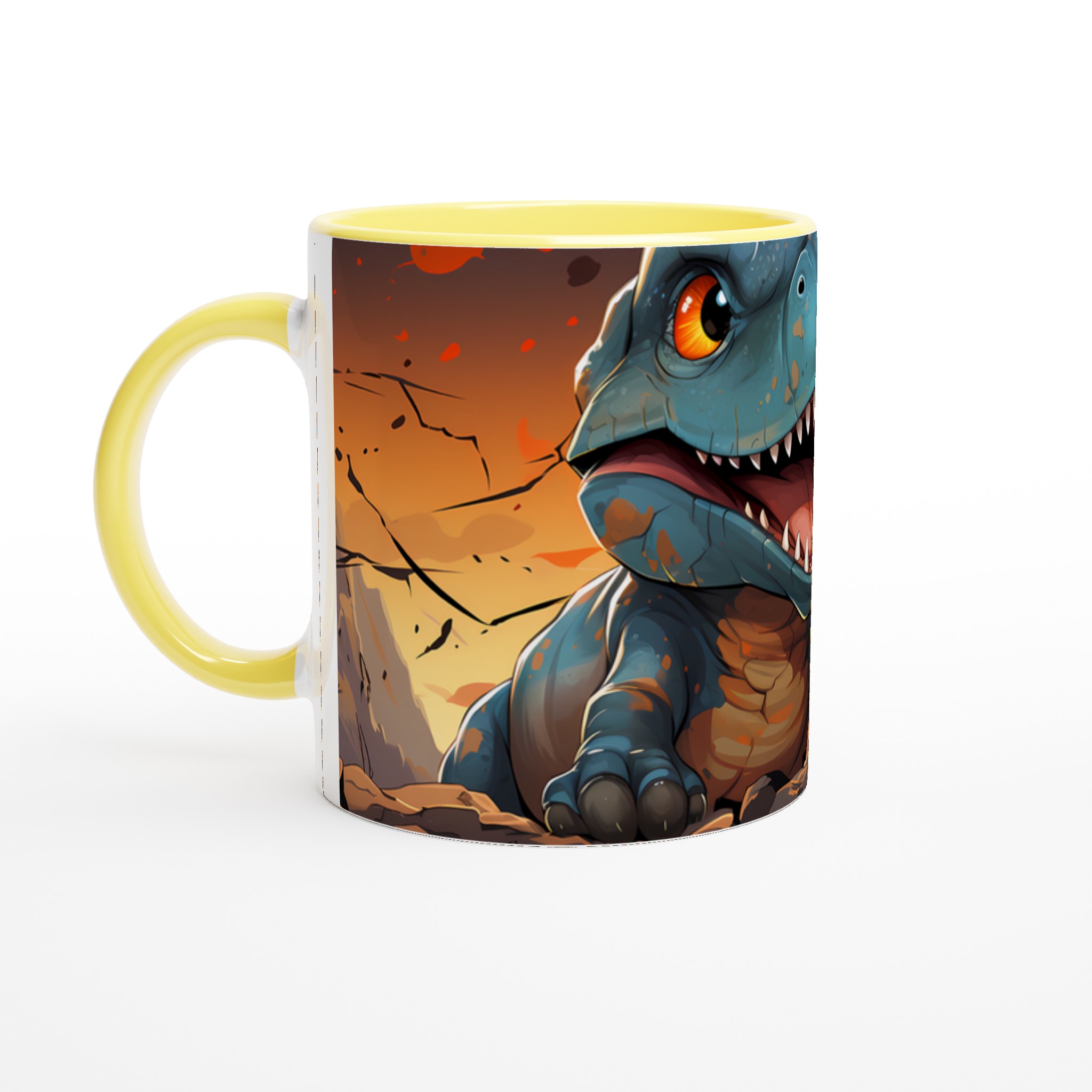 Vrålcool Dinosaurie Mugg – 11oz Keramisk Kaffekopp för Episka Dagar, Välj bland 7 Färger! 3 814f6dfc-3c47-476e-9963-9054c9488c9a