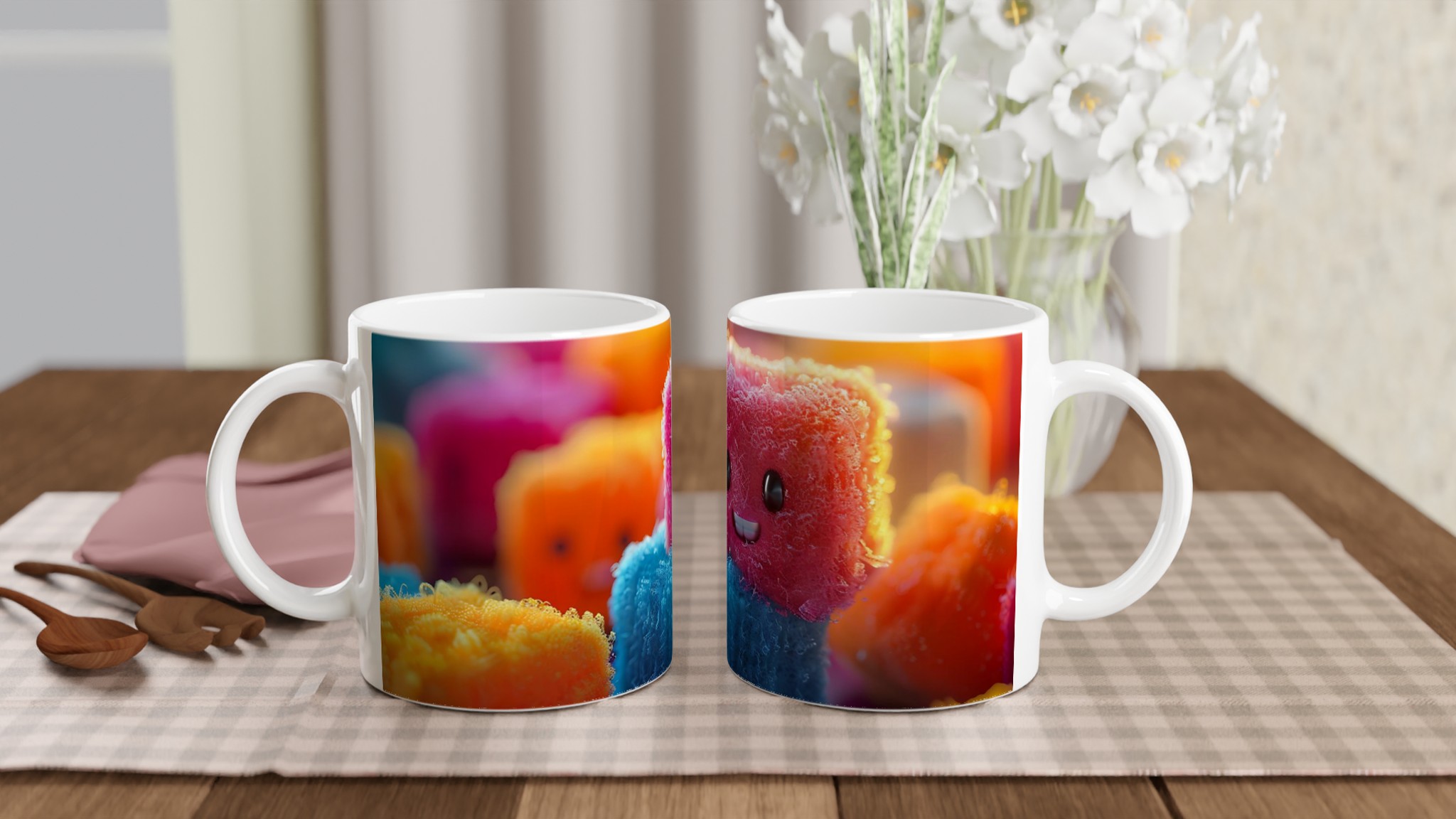 Glad Bubbelvän Mugg – Färgstark & Lekfull Keramisk Kaffemugg i Ditt Val av 7 Livfulla Nyanser 10 8168c8a8-945c-41d3-89d5-1dbda0c348b7