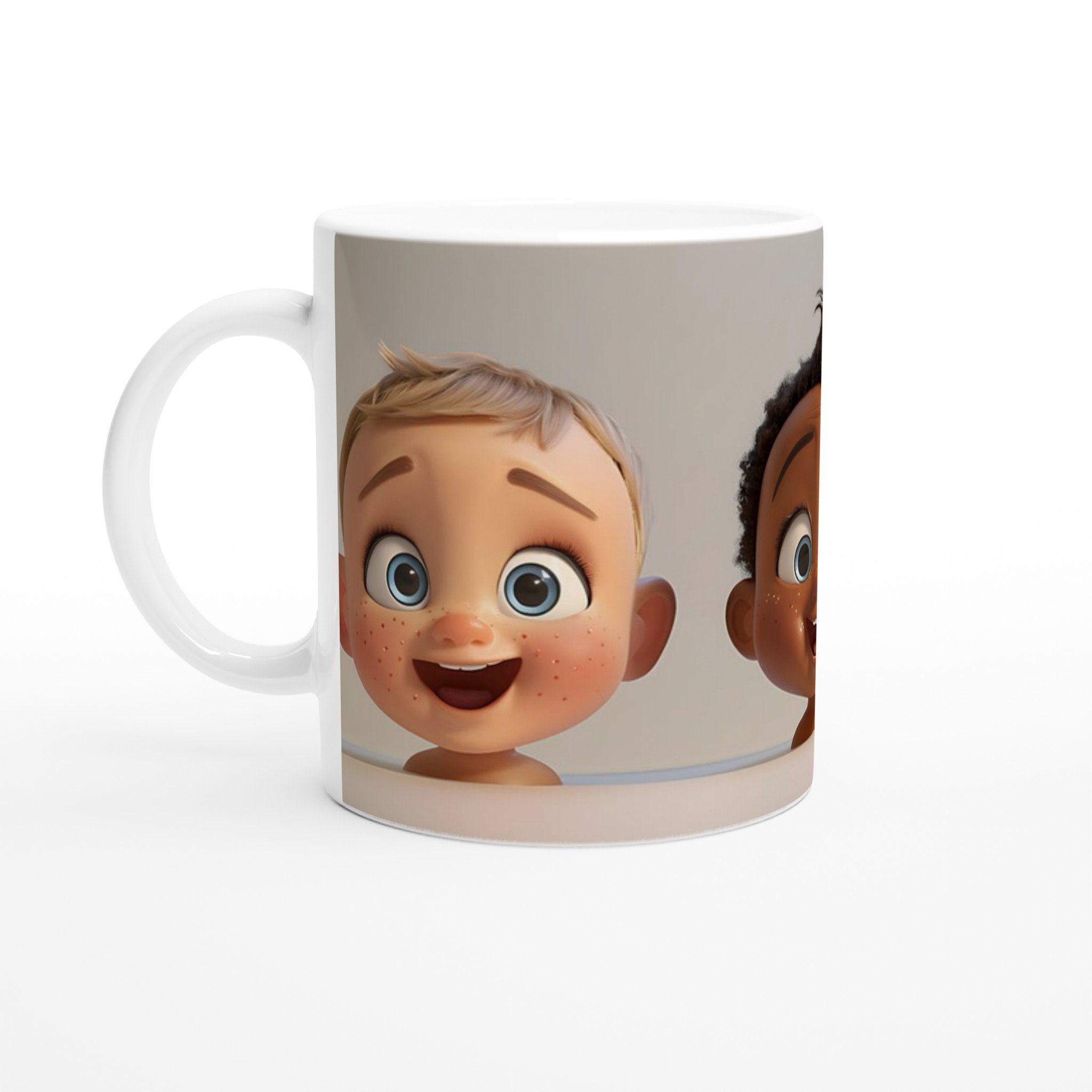Lekfulla Barnansikten Keramikmugg – Perfekt Present för Alla Barnasinne! 1 81940f83-e41e-4ad9-a91f-d95a01af823b