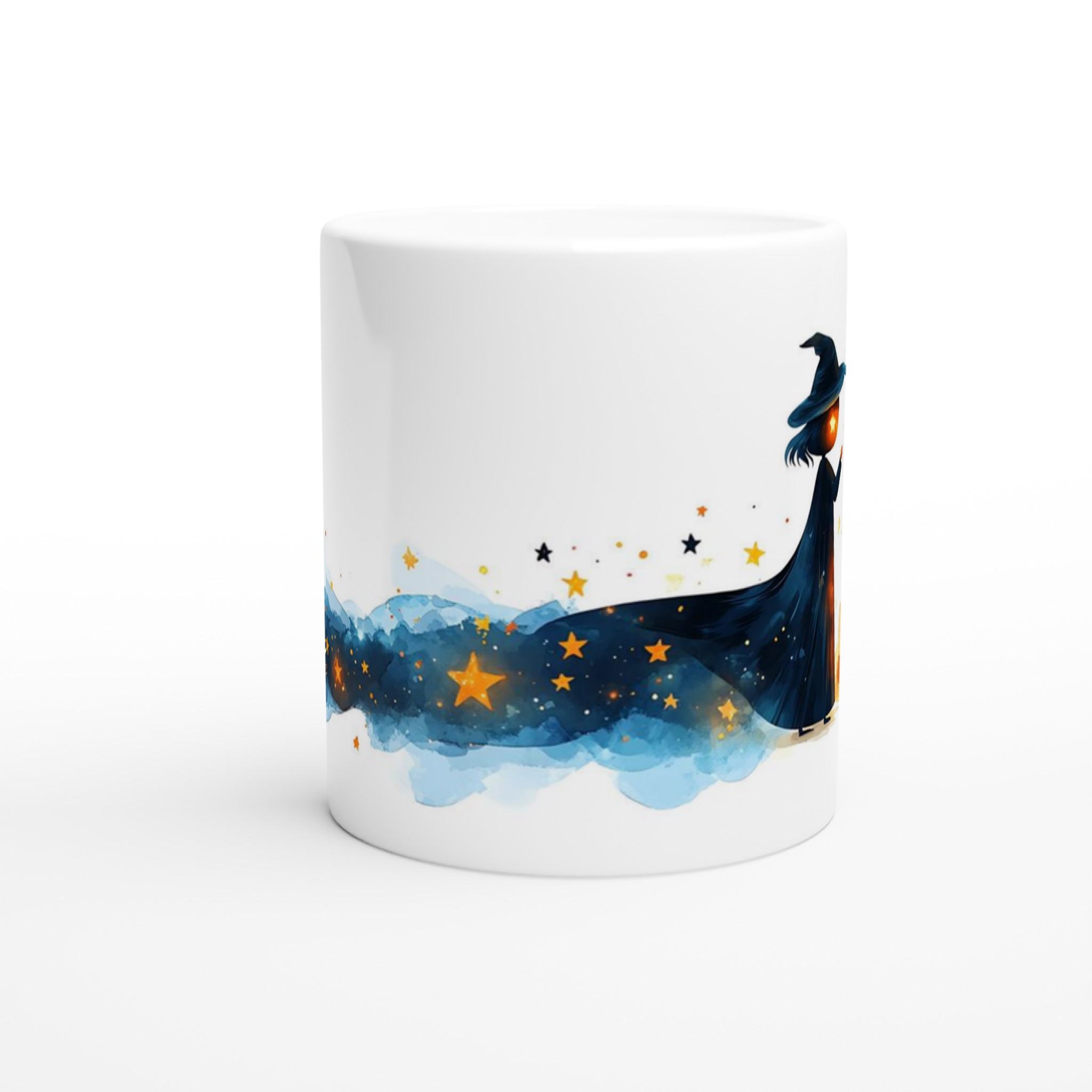 Mystisk Häxa & Stjärnhimmel 11oz Keramisk Mugg – Drömsk Akvarellkonst i Valfri Färg 8 819b2629-743a-463c-8eb9-bae665dc96d0