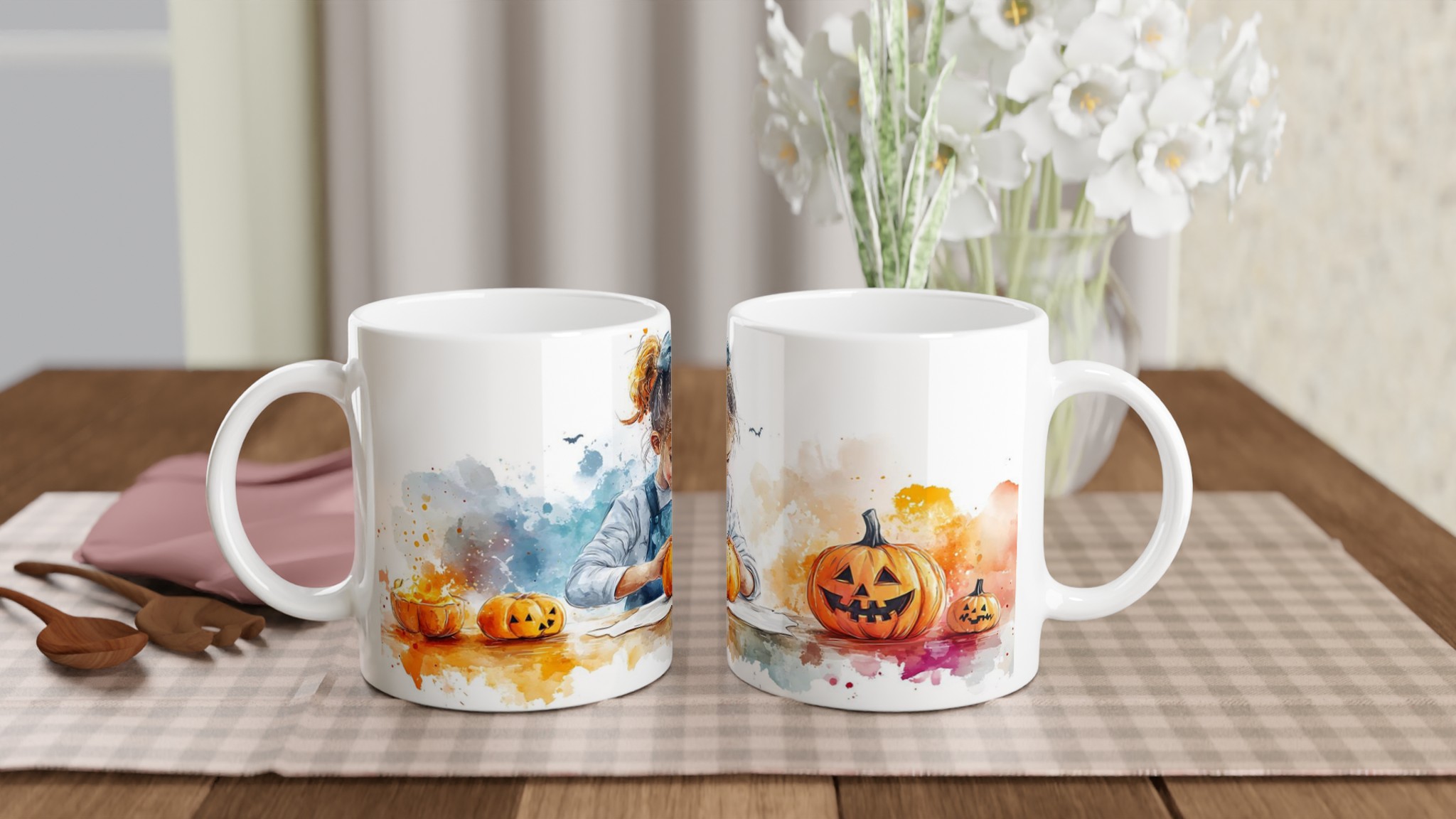 Magiska Halloween-minnen: Keramikmugg med vattenfärgstryck – Välj din färg! 10 81afc798-a8c5-4d29-86e0-e42f6e596779