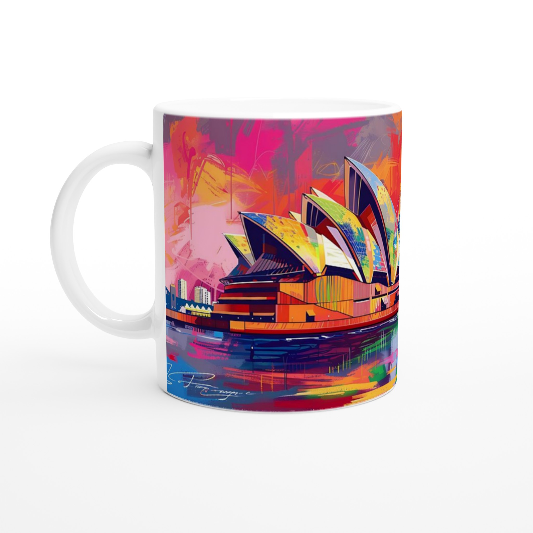 Sydney Opera House Konstnärlig Mugg - Färgstark Keramik för Kaffe & Te i Flera Kulörer 1 81b8a7df-57b2-40a1-be2c-95ae54973341