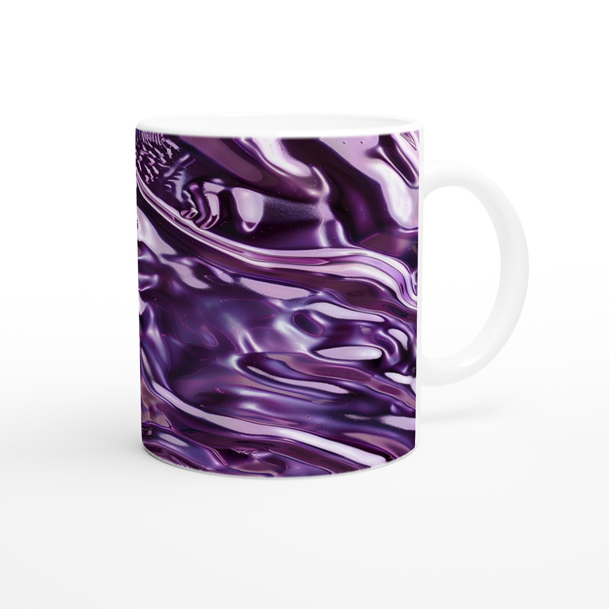 Abstrakt Lila Våg Mugg – 11oz Keramisk Mugg i Valfri Färg för En Modern Touch 9 81d9e424-b86c-438b-b1a4-a25294bbeaa0