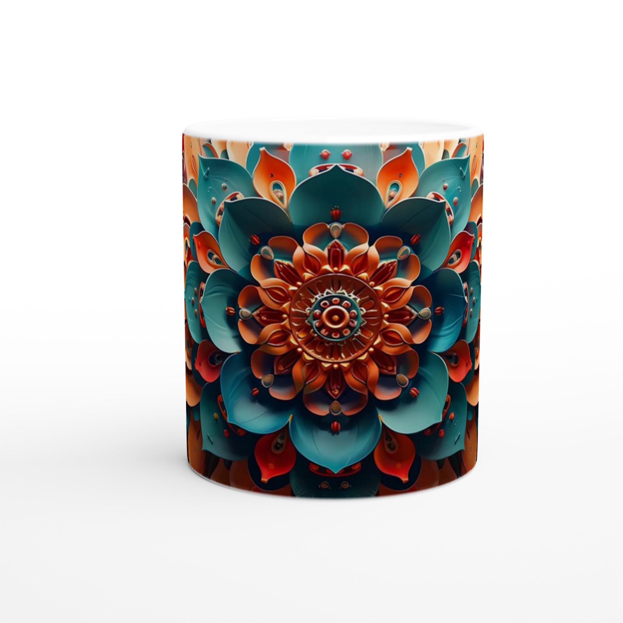 Abstrakt Mandala 11oz Keramikmugg – Livfull Konst för Dina Kaffestunder i Valfri Färg 8 81e13ae2-505b-45f3-b45e-8175aa85714b