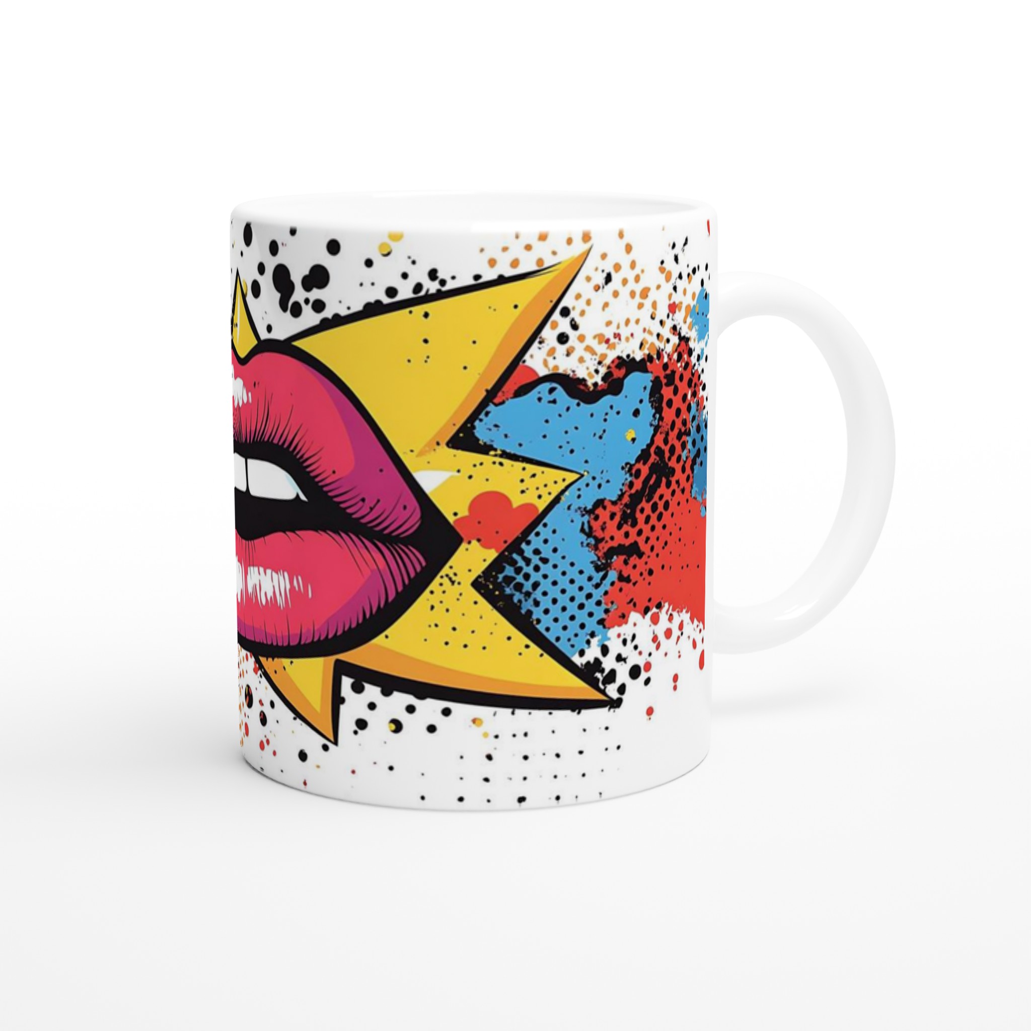 Pop Art Explosion Mugg – Färgstark Keramikmugg i 7 Livfulla Färger för Din Dagliga Kaffestund! 9 8295d46e-846d-4964-8ac7-fd71d0bf4420