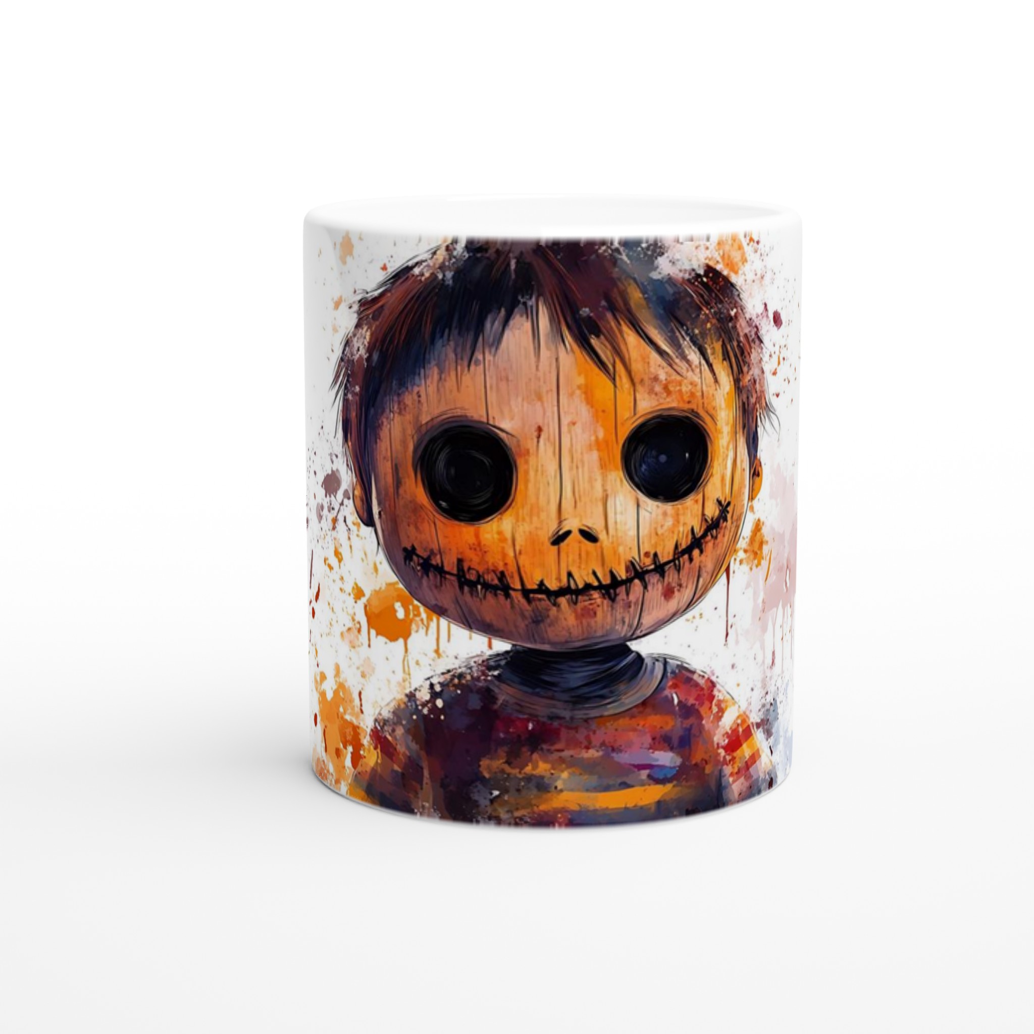 Unik Halloween Docka Mugg - Keramisk 11oz Kaffekopp med Mörk & Konstnärlig Design 8 82a1ecc6-c751-4f40-84c7-2ef1fba21bdb