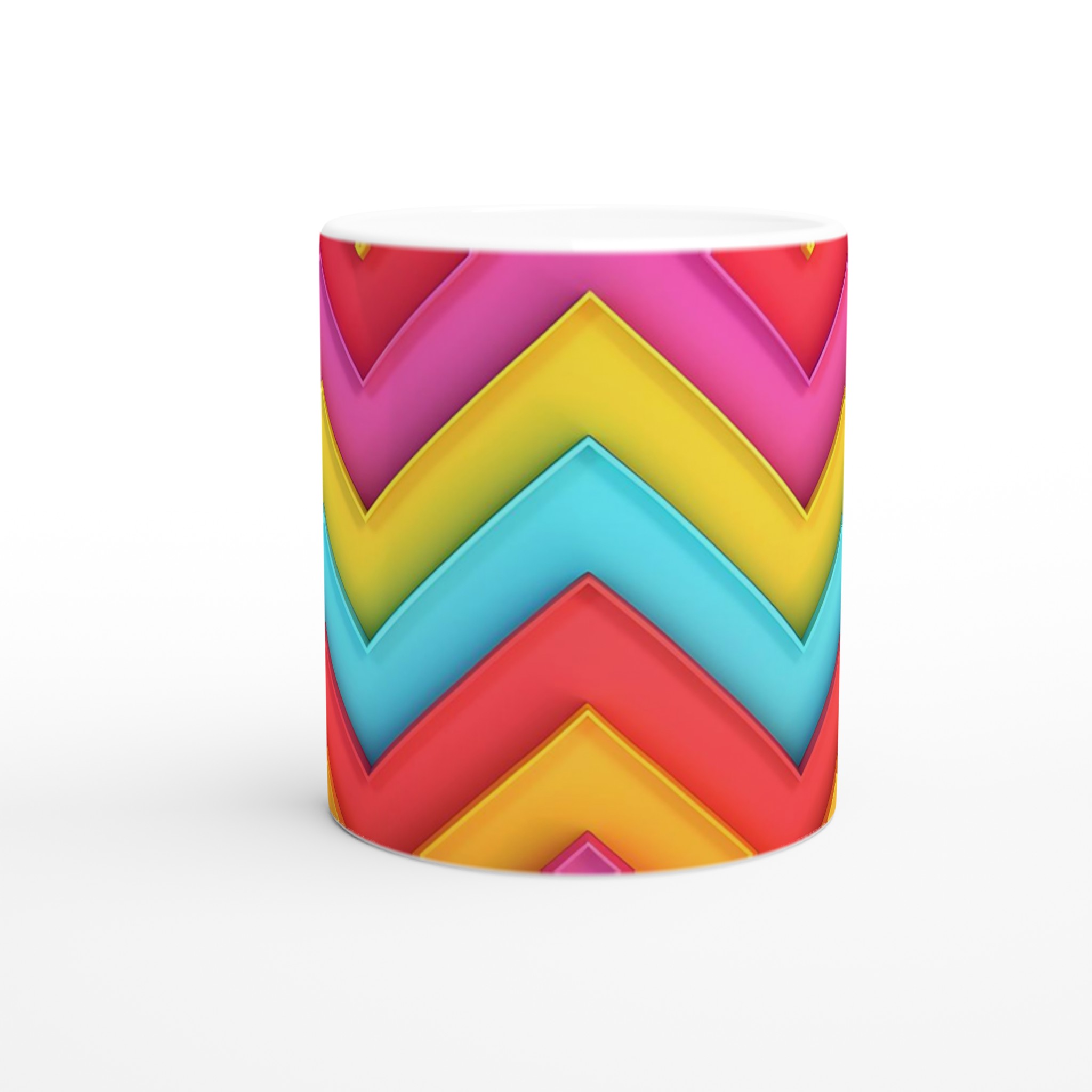 Färgglad Chevron Keramisk Mugg - Välj bland 7 Livfulla Nyanser för Din Perfekta Kaffestund! 9 82b0d82c-fd82-4360-a6ee-a720b41c21d9