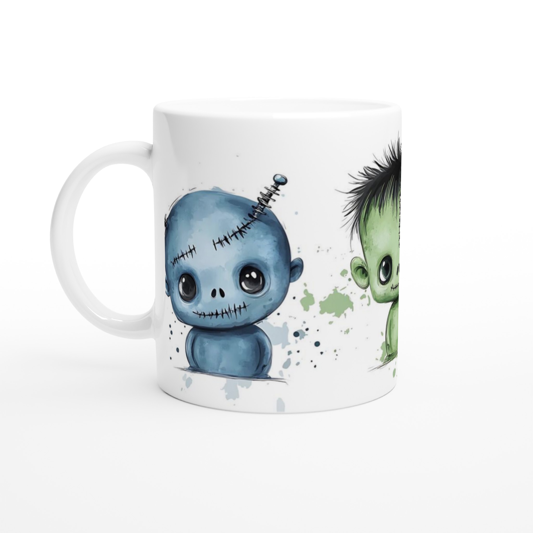 Söta Monster Vattenfärgsmugg – 11oz Keramisk Mugg för Kaffe & Te i Flera Färgval 1 837ea6f2-a99b-4149-9011-2cbfa6b2ab60