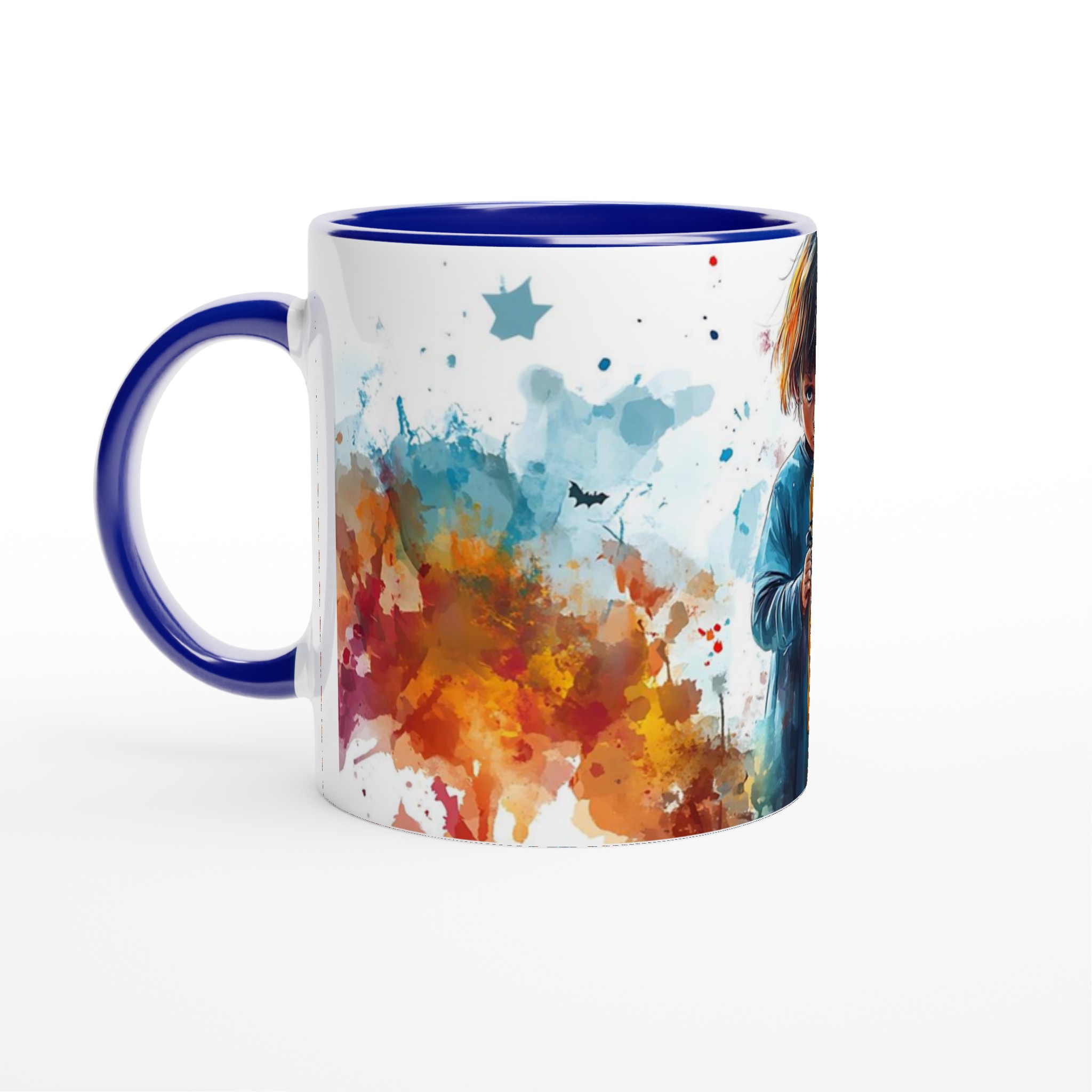Mystisk Akvarell Halloween Mugg - Personlig Keramisk Kaffe- & Temugg i Valfri Färg 2 8409b7fe-f838-46c9-a428-d6be4d85dfb5