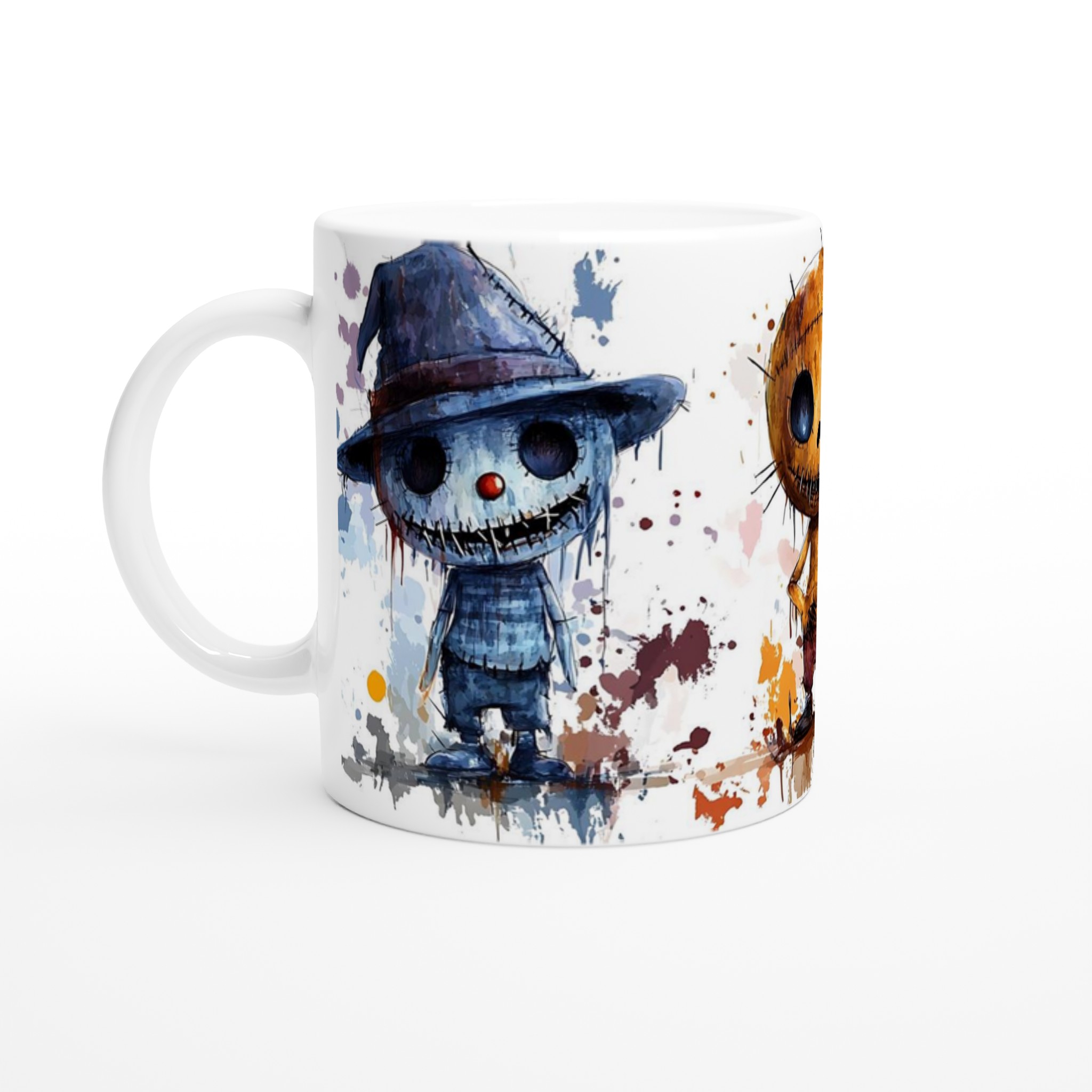 Skräck- & Halloweeninspirerad Keramikmugg i Akvarellstil – Välj din färg 1 840e80f0-5c8e-4408-bc4d-980b20e55a68
