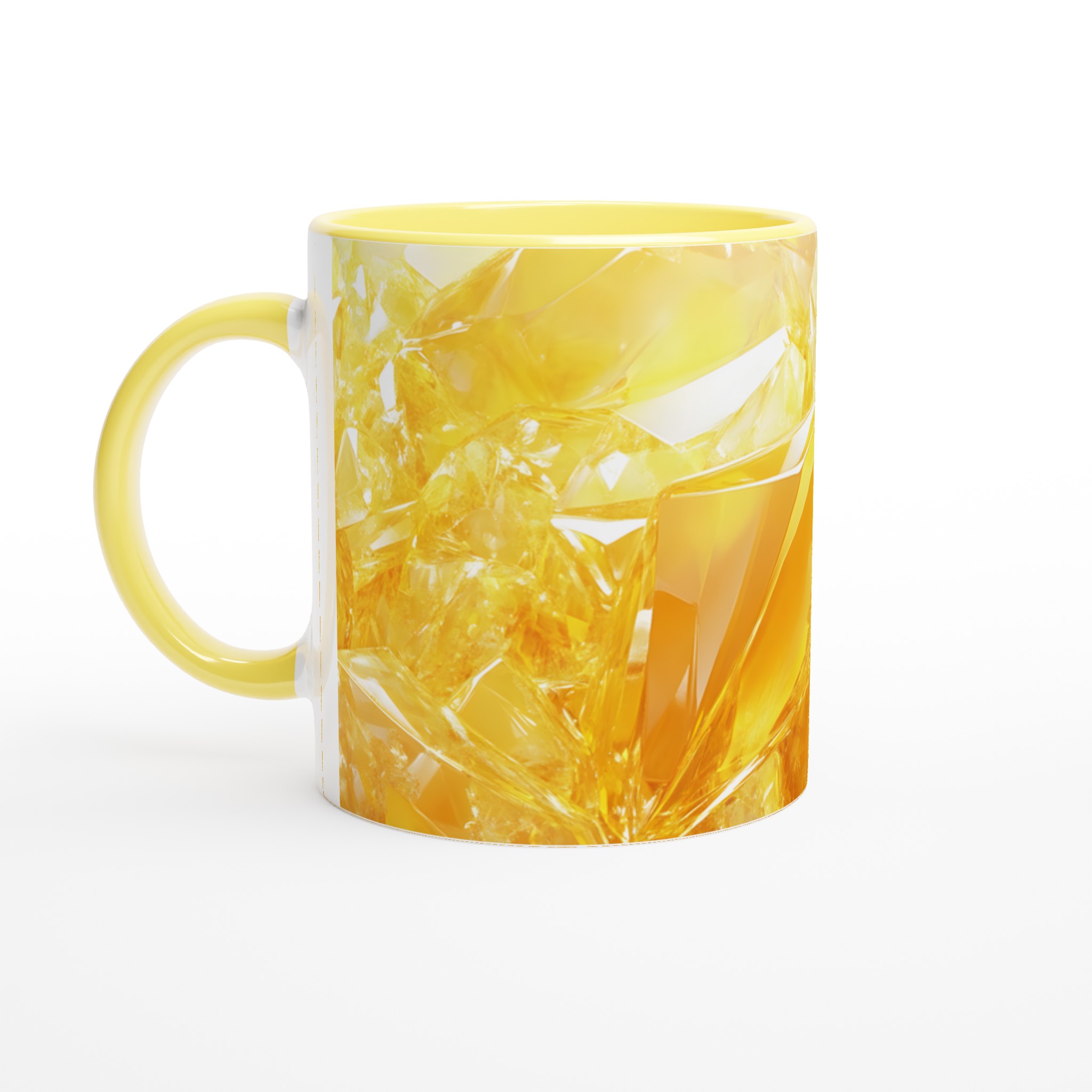 Guldgnistrande 11oz Keramikmugg – Din Kaffestund, Strålande i Gult eller Ditt Val av Färg! 3 84129139-5a18-49e8-aa5a-1fd94d0919a9