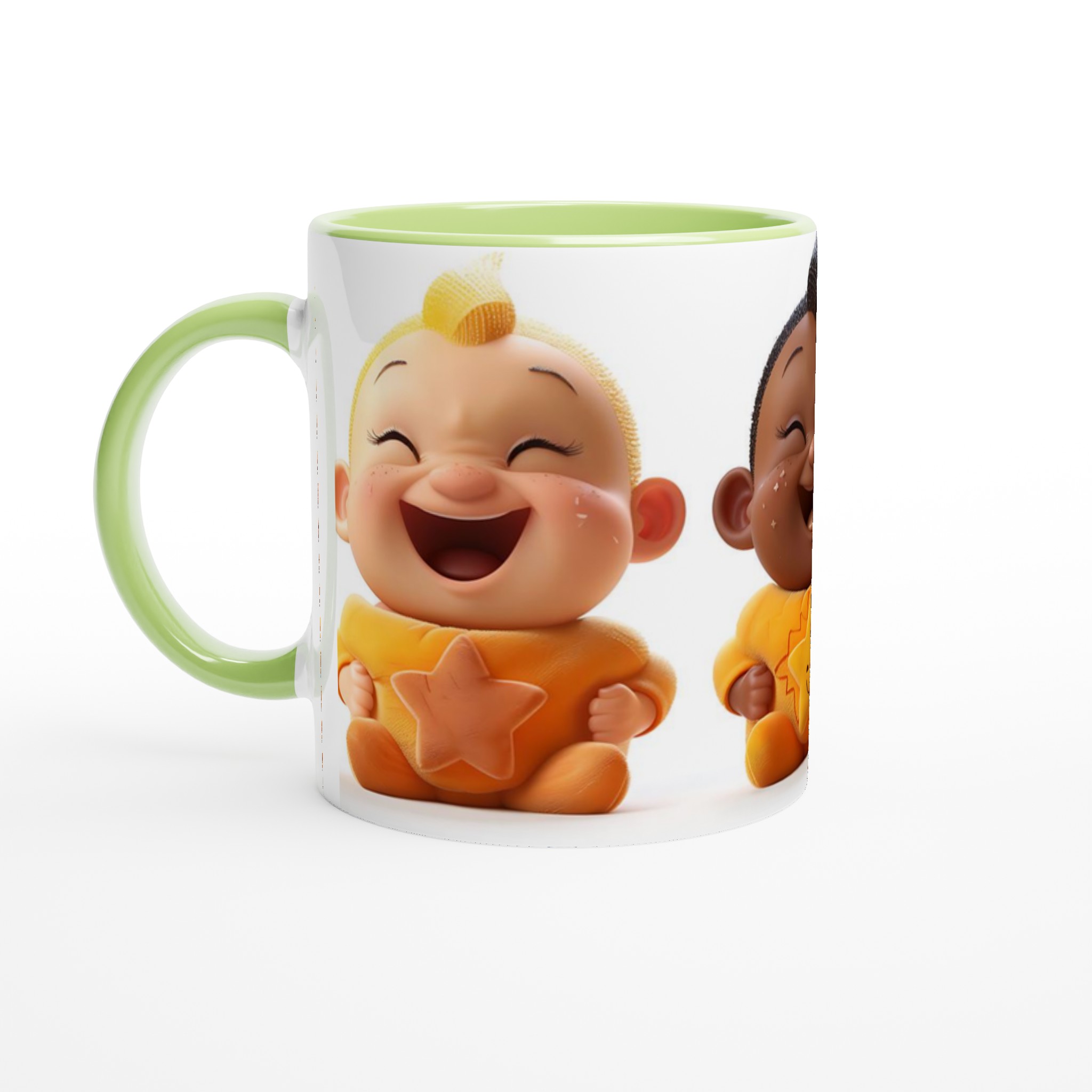 Glada Bebisar Stjärnmugg – 11oz Keramikmugg i ditt Val av Sju Livfulla Färger 7 84376833-5dad-41f2-9b41-1a01c14ba7d1
