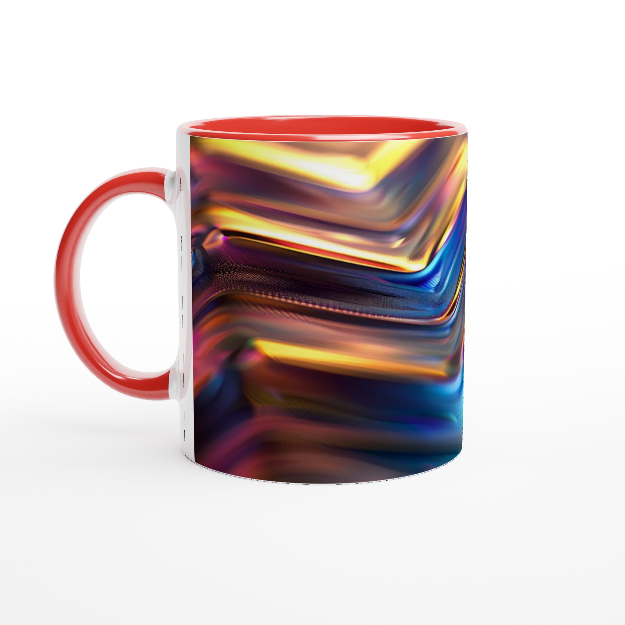 Abstrakt Holografisk 11oz Keramisk Mugg – Vibrerande Färger för en Magisk Kaffestund 5 8443bc12-8a39-41d1-a31b-43b1bfa972c8