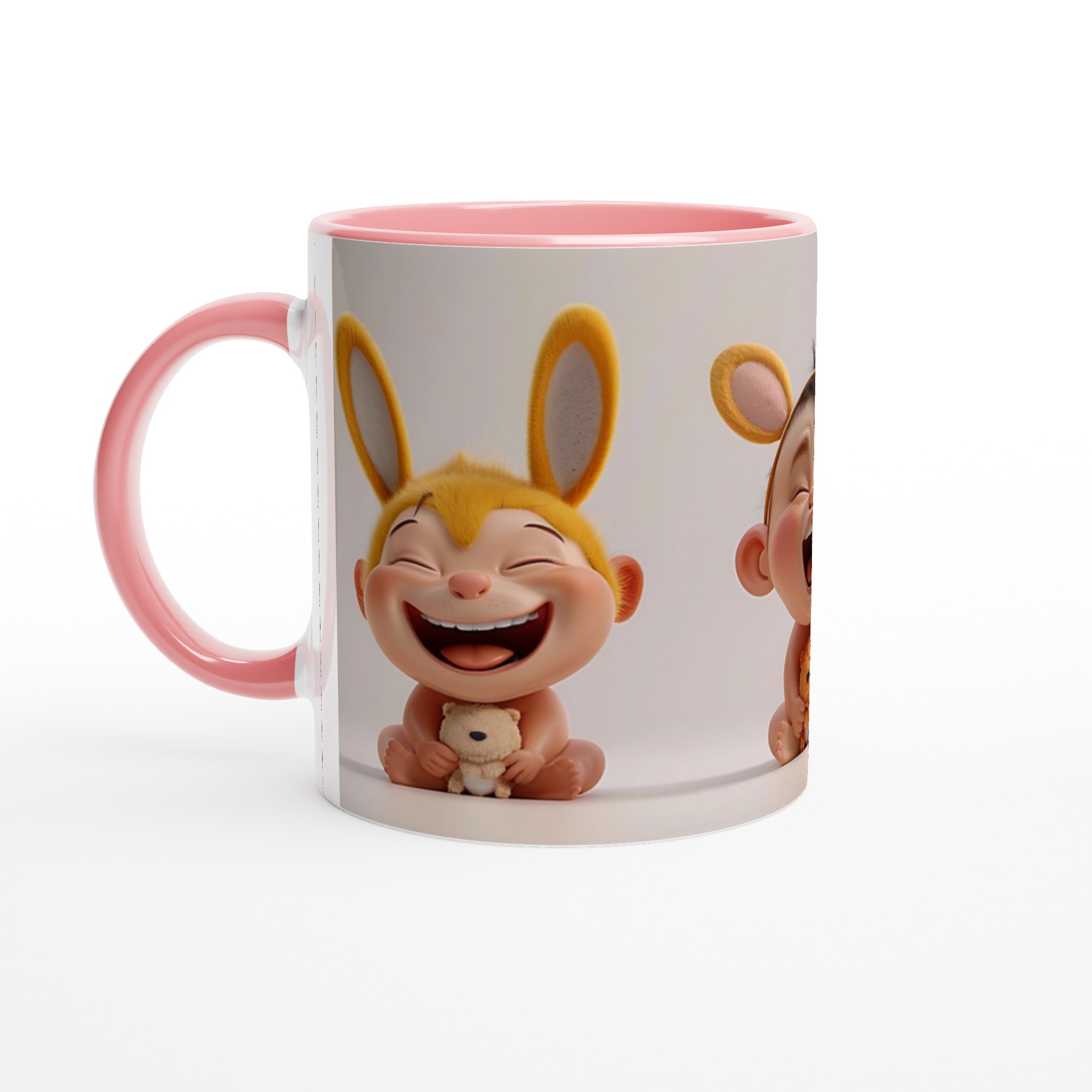 Skrattande Baby Bunny Mugg – Charmig Keramikmugg för Glädjefyllda Stunder, Finns i Sju Lekfulla Färger 6 8471ca69-df20-4298-9b85-0a97bd820cb5