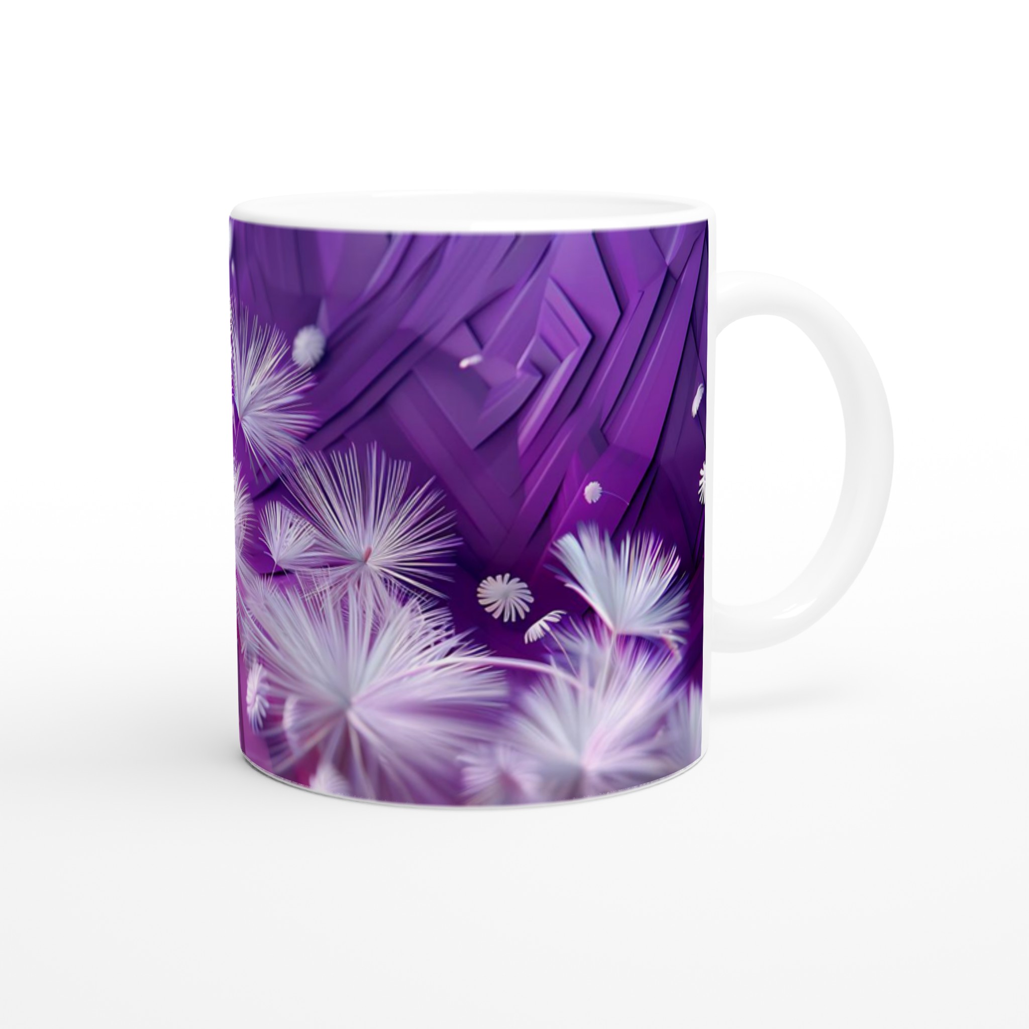 Abstrakt Lila Dröm 11oz Keramikmugg – Din Kaffepaus i Sju Färgstarka Nyanser 9 84a42660-8273-41d8-adaa-00bea946d305