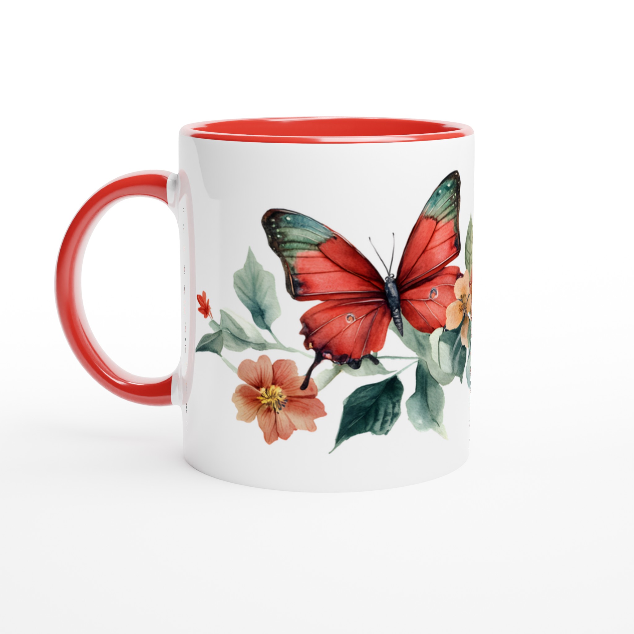 Fjärilspar i Akvarell Keramikmugg – Livfull Konst för Din Kaffestund, Välj Bland Flera Färger! 5 84b54890-07d2-4476-a736-819ad3dd7a32