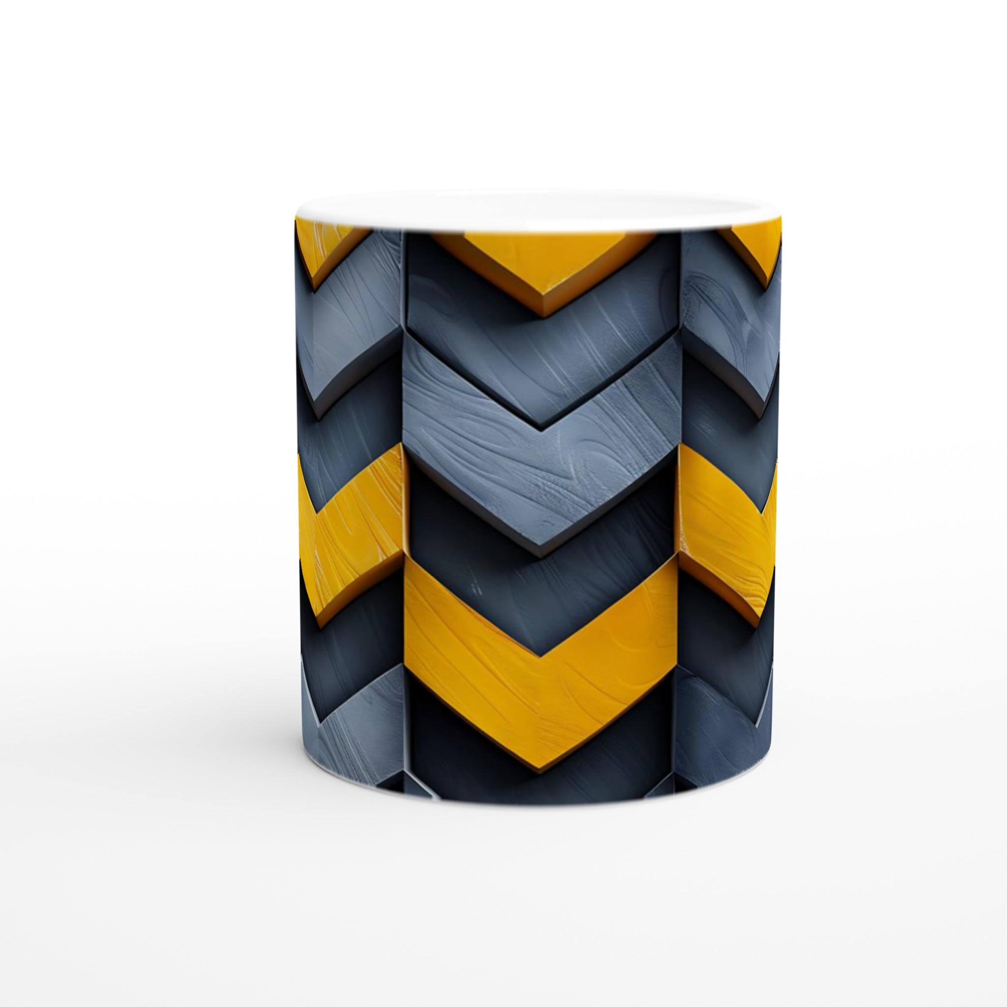Abstrakt Chevron Mugg - Moderna Linjer och Levande Färgval 8 84c539d7-2552-4787-9444-f49001d13a84
