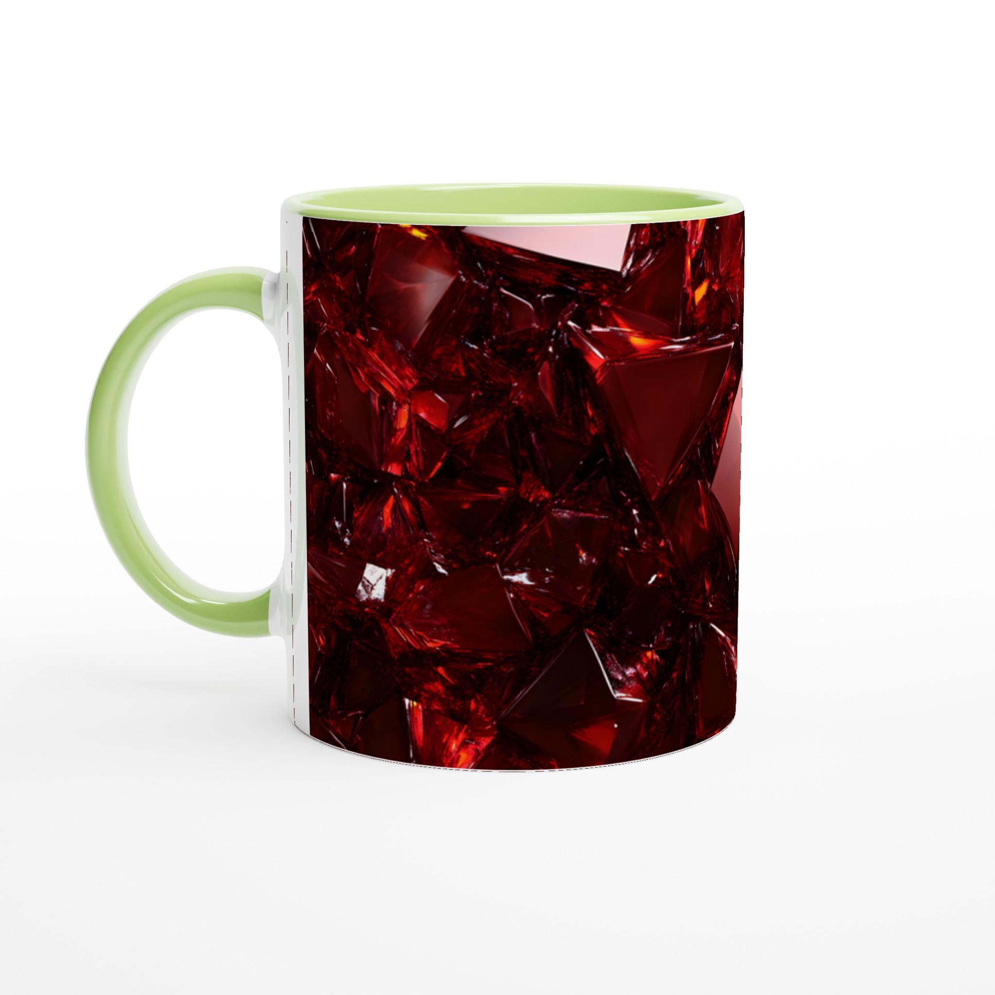 Rubinröd Fasetterad Keramikmugg – 11oz Lyxig Kaffemugg i Ditt Val av Färg 7 84d49638-2cb9-4420-8758-b021694ab9b3