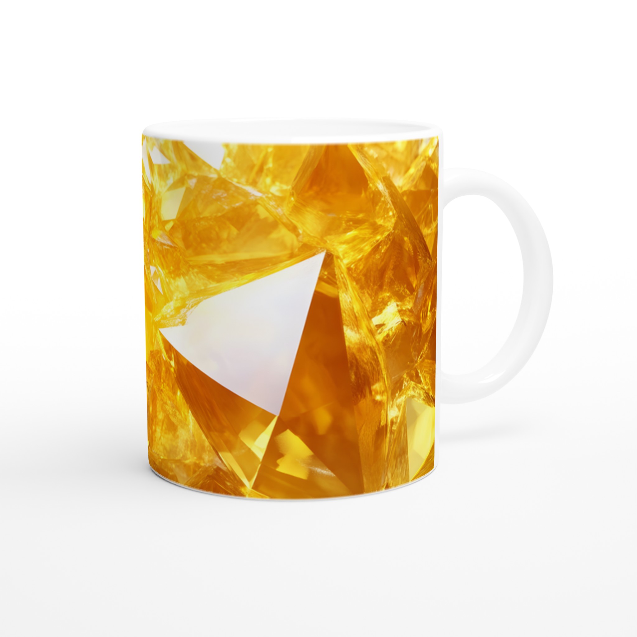 Gyllene Kristallinspirerad 11oz Keramisk Mugg – Lys upp din dag med glittrande färgval 9 850a79bb-c911-40de-8e1c-724d85d972c5