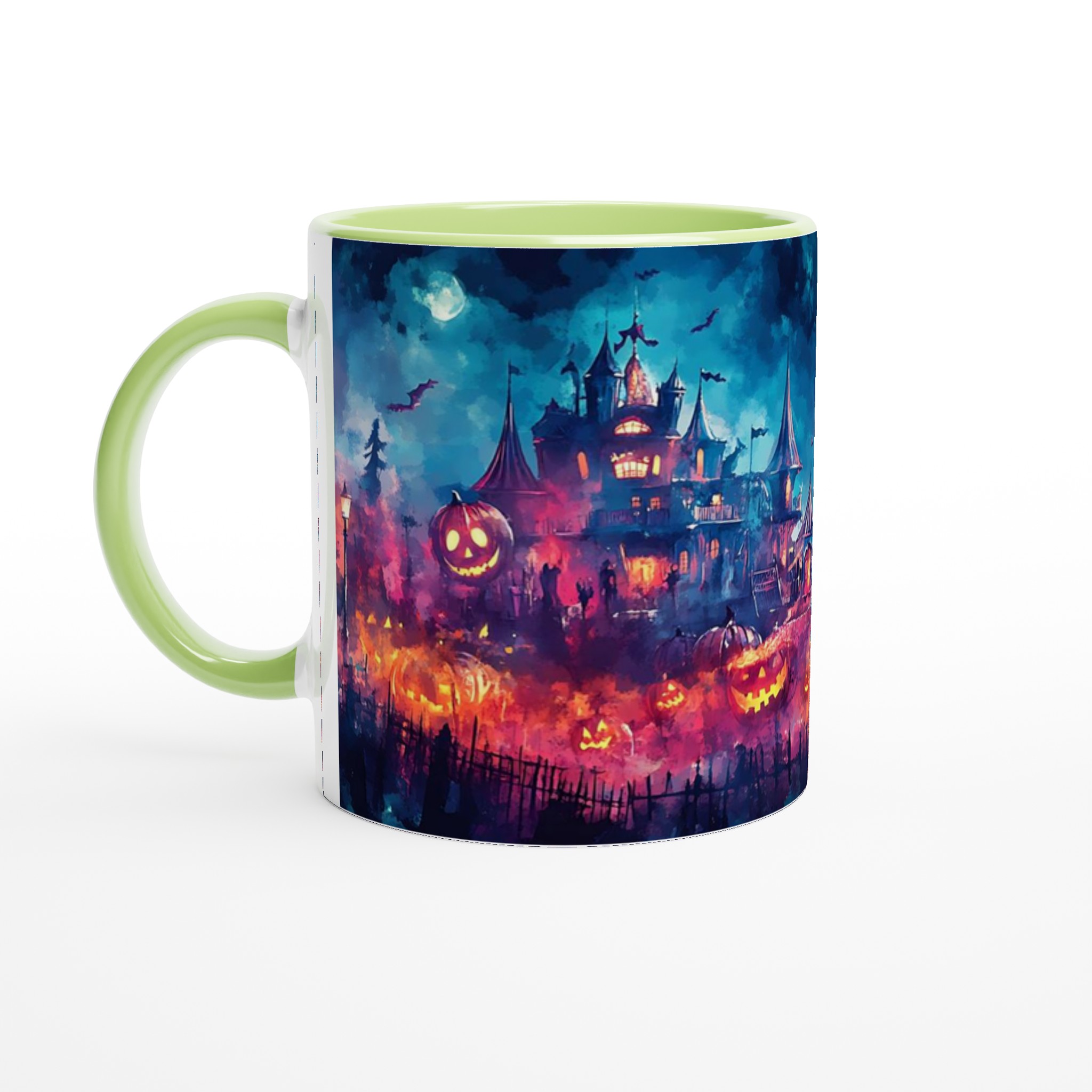 Mystisk Halloweennatt Keramikmugg – Spöklik Design i Livfulla Färger för Din Favoritdryck 7 853ba732-2d6a-4da0-b85f-228aed7ef997