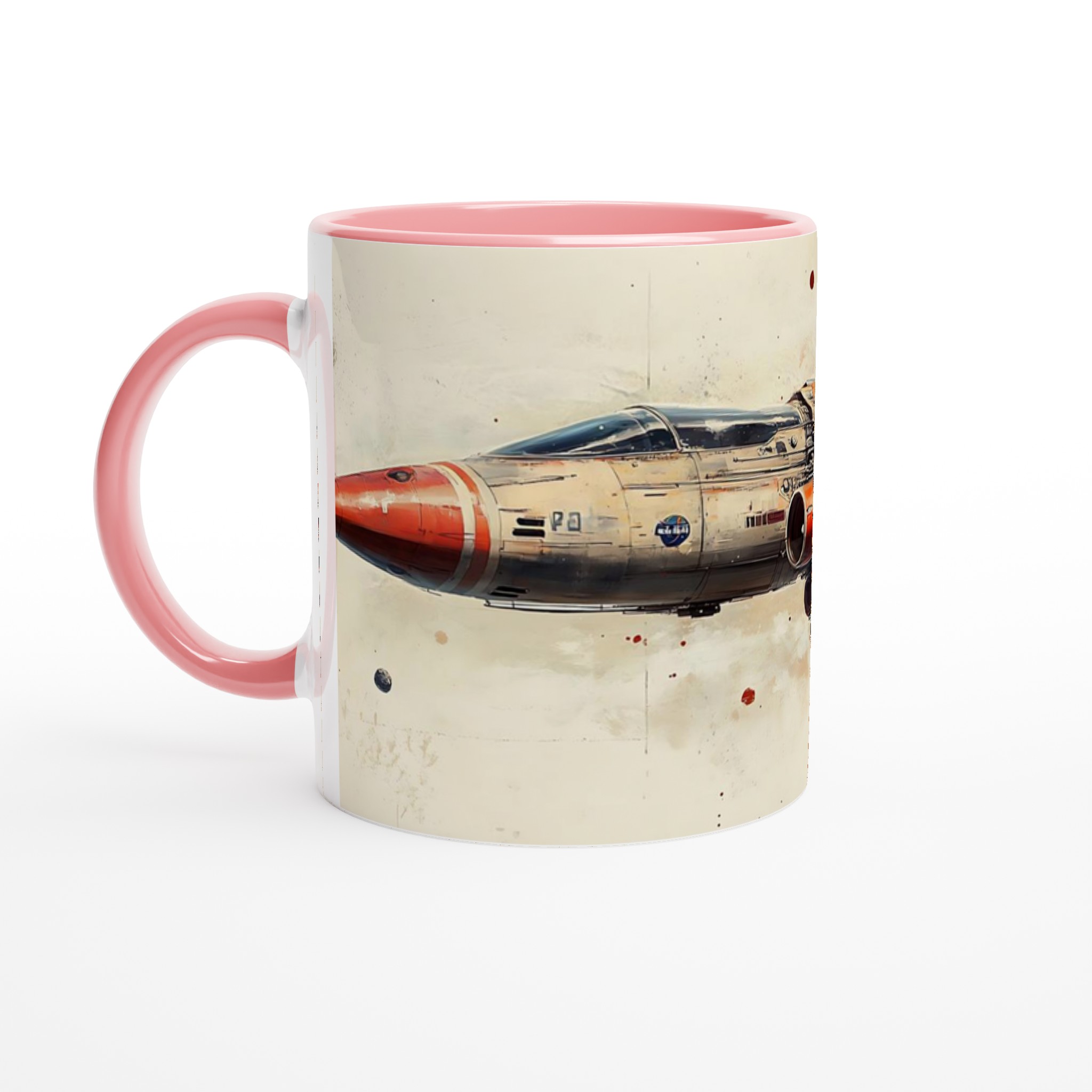 Space Explorer Ceramic Mugg - Sci-Fi Konst inspirerad av Världsrymden, 11oz, Välj din Färg 6 8542b1d8-41d4-47b6-826a-78cc57fcca67