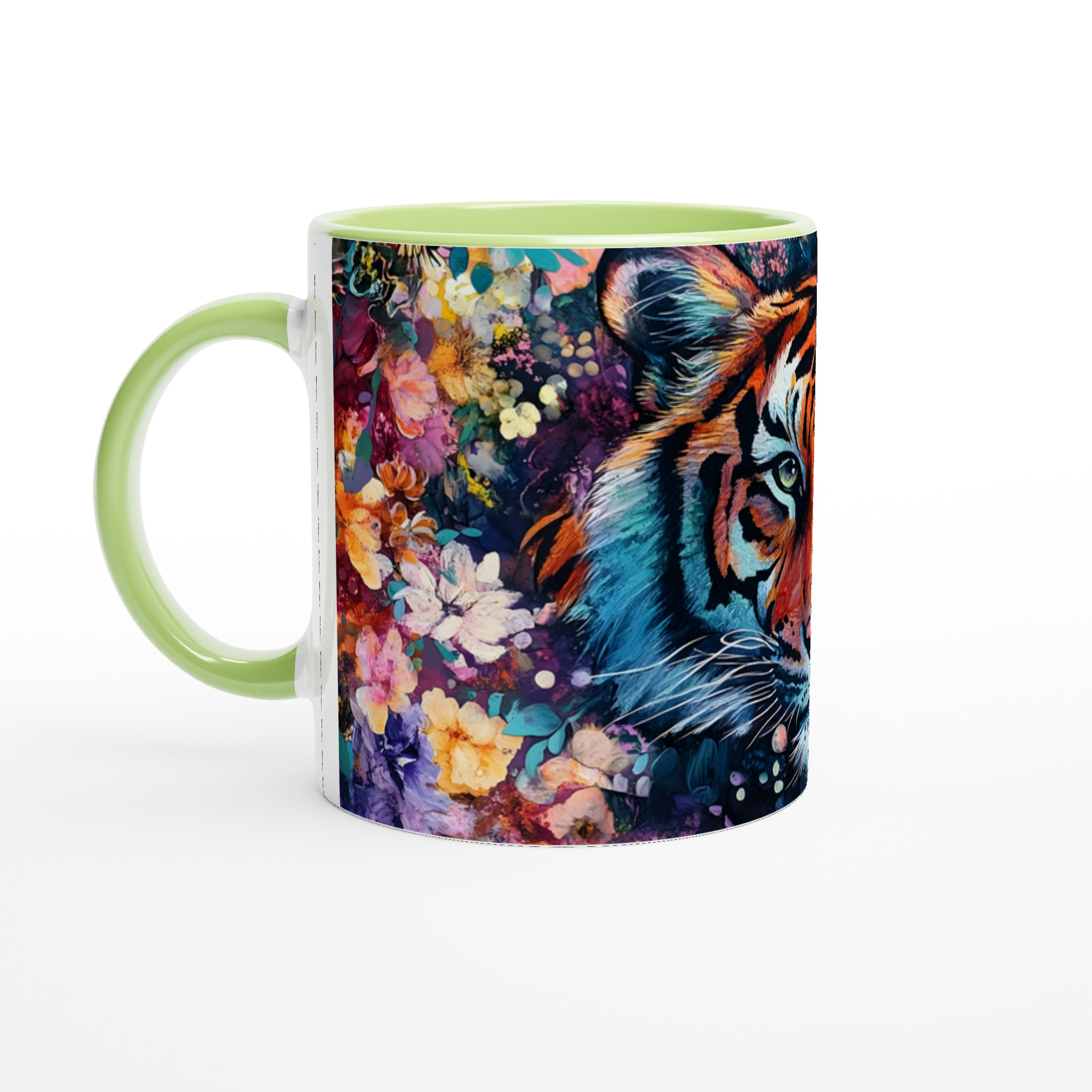 11oz keramisk mugg med livfull tigerdesign i dina favoritfärger 7 8588f3f0-15bf-498e-aee5-659a9395a3b4