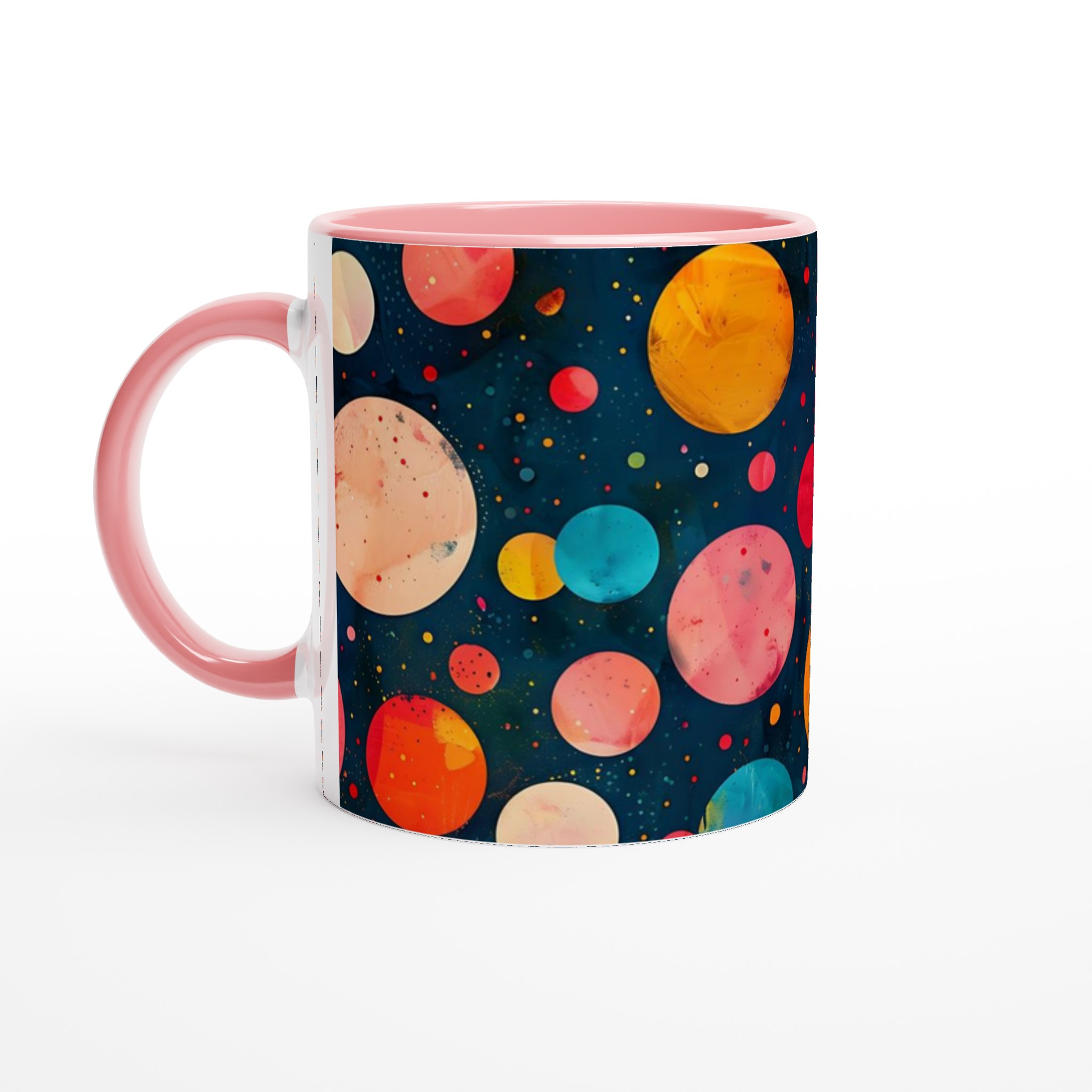 Kosmisk Färgexplosion Mugg – 11oz Keramisk Kaffekopp i sju livfulla nyanser 6 85cb91ea-6821-4c66-819b-c4ca15531619
