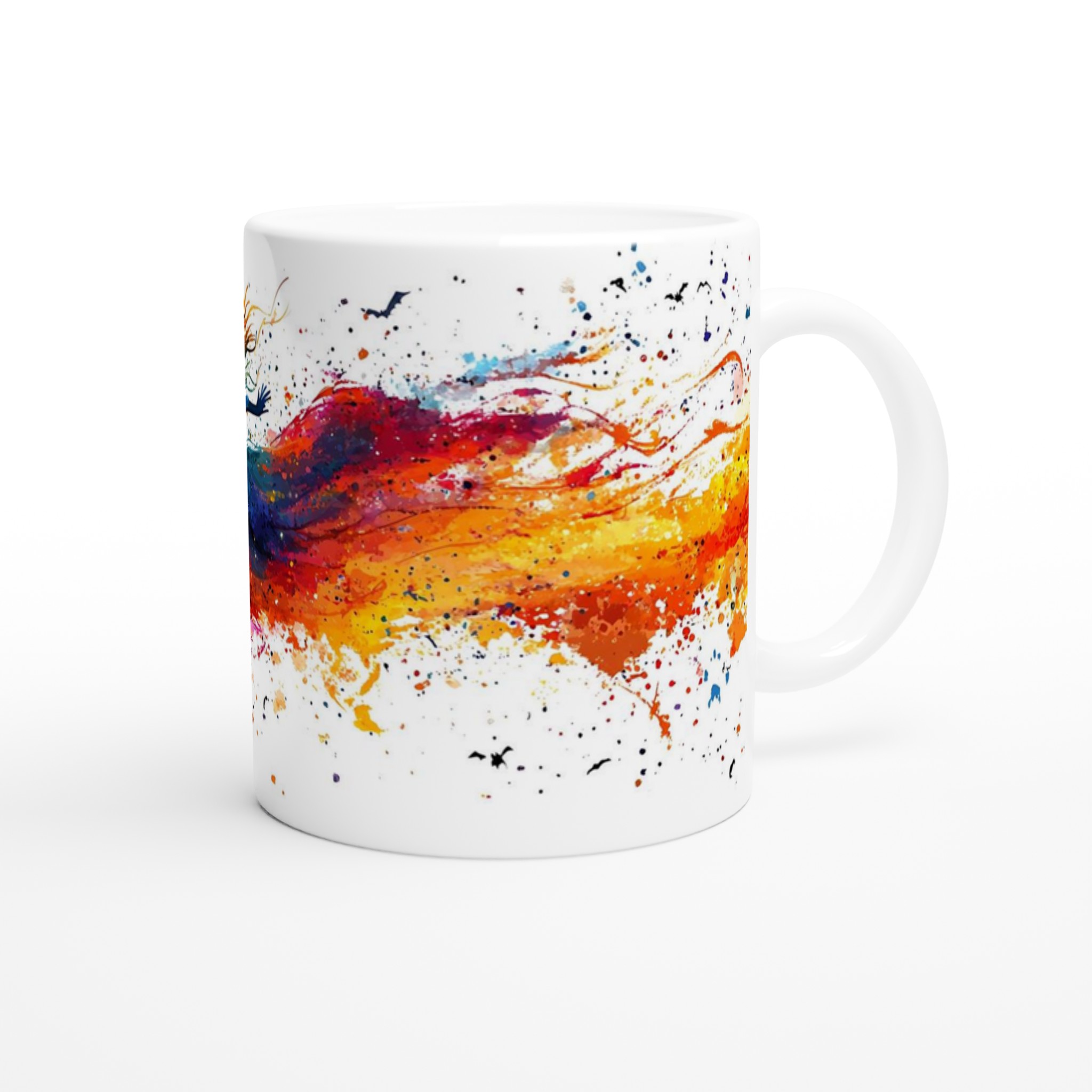 Magisk Akvarellhäxa Mugg – Färgglad Halloween-inspirerad Keramikmugg för kaffe och te 9 85de7ff0-d06f-404d-9dec-4a82ffdd3f2b