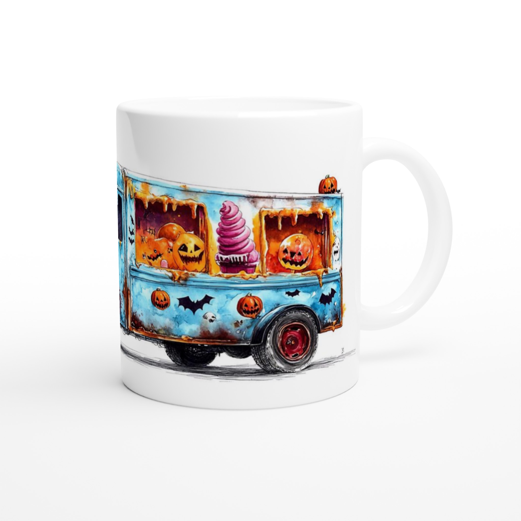 Spooky Treats Ice Cream Truck Mugg – Skrämmande charmig keramikmugg i 7 färger 9 85e8e389-66fb-4112-b921-f7a81535739c