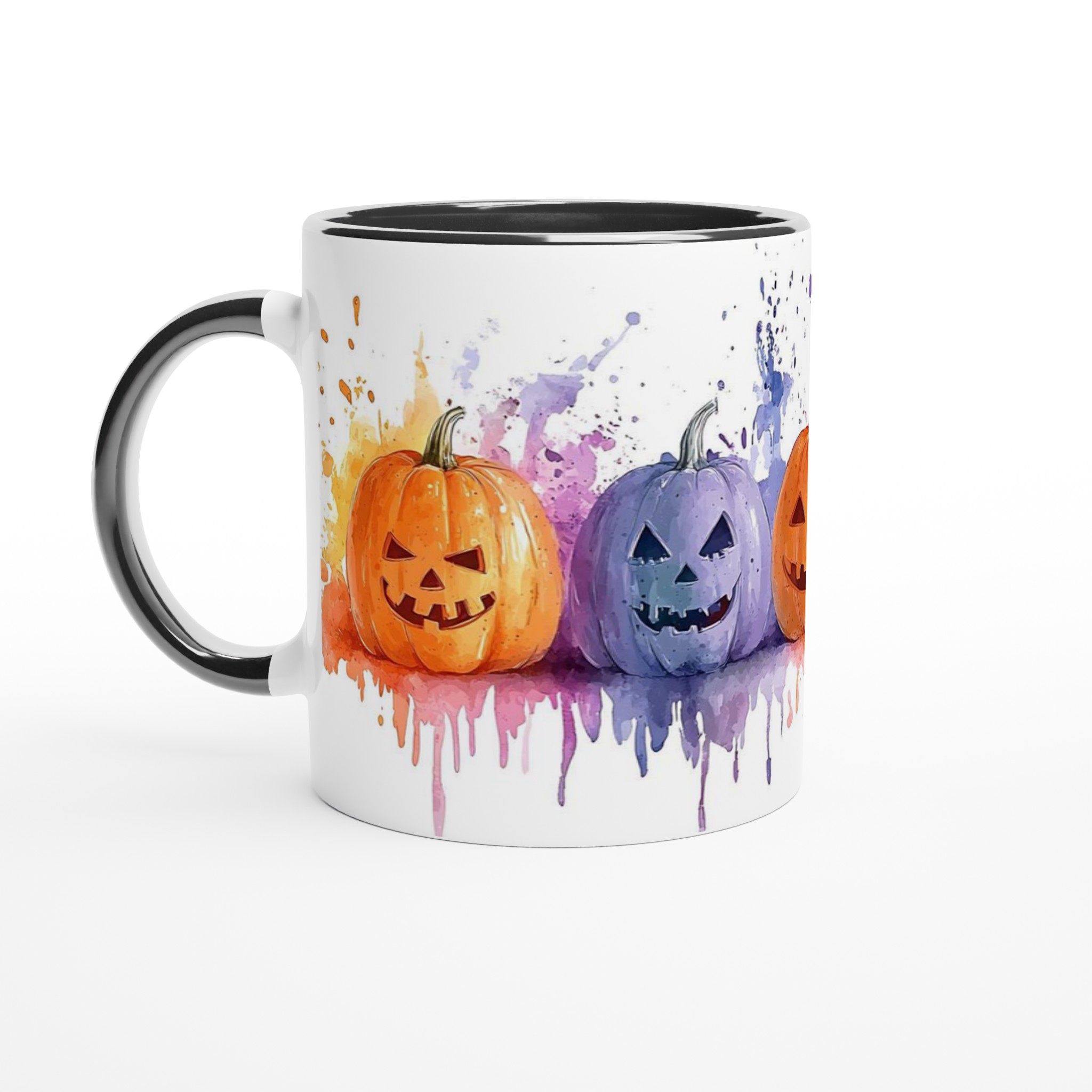 Färgsprakande Halloween Pumpa Mugg – Personlig Keramikmugg i 7 Livfulla Färger 4 8623ef2b-cfa4-4166-adcf-ff5488a0dcb1
