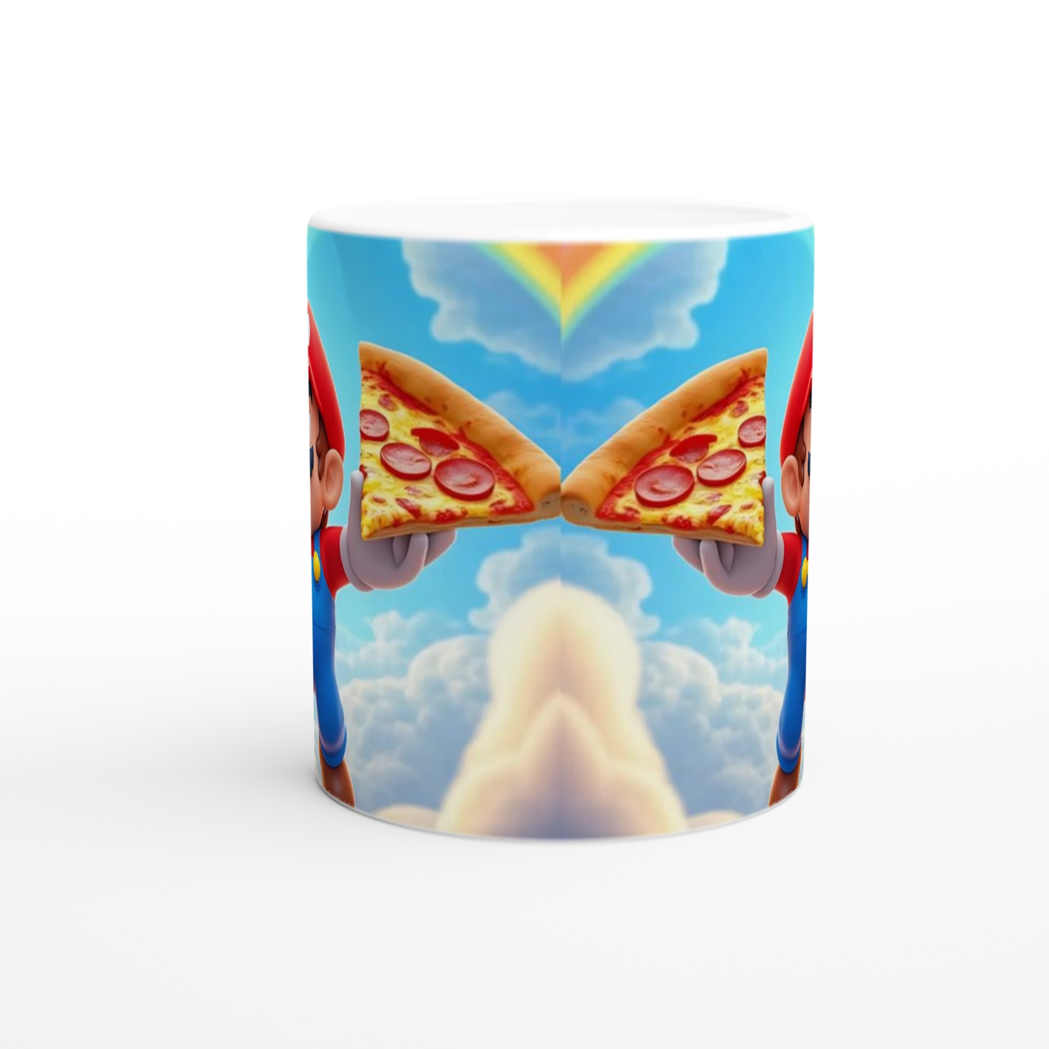 Vit 11oz keramisk mugg med lekfull design i sju färgstarka nyanser 8 8650f655-9f0e-4907-b352-b3c17e804429