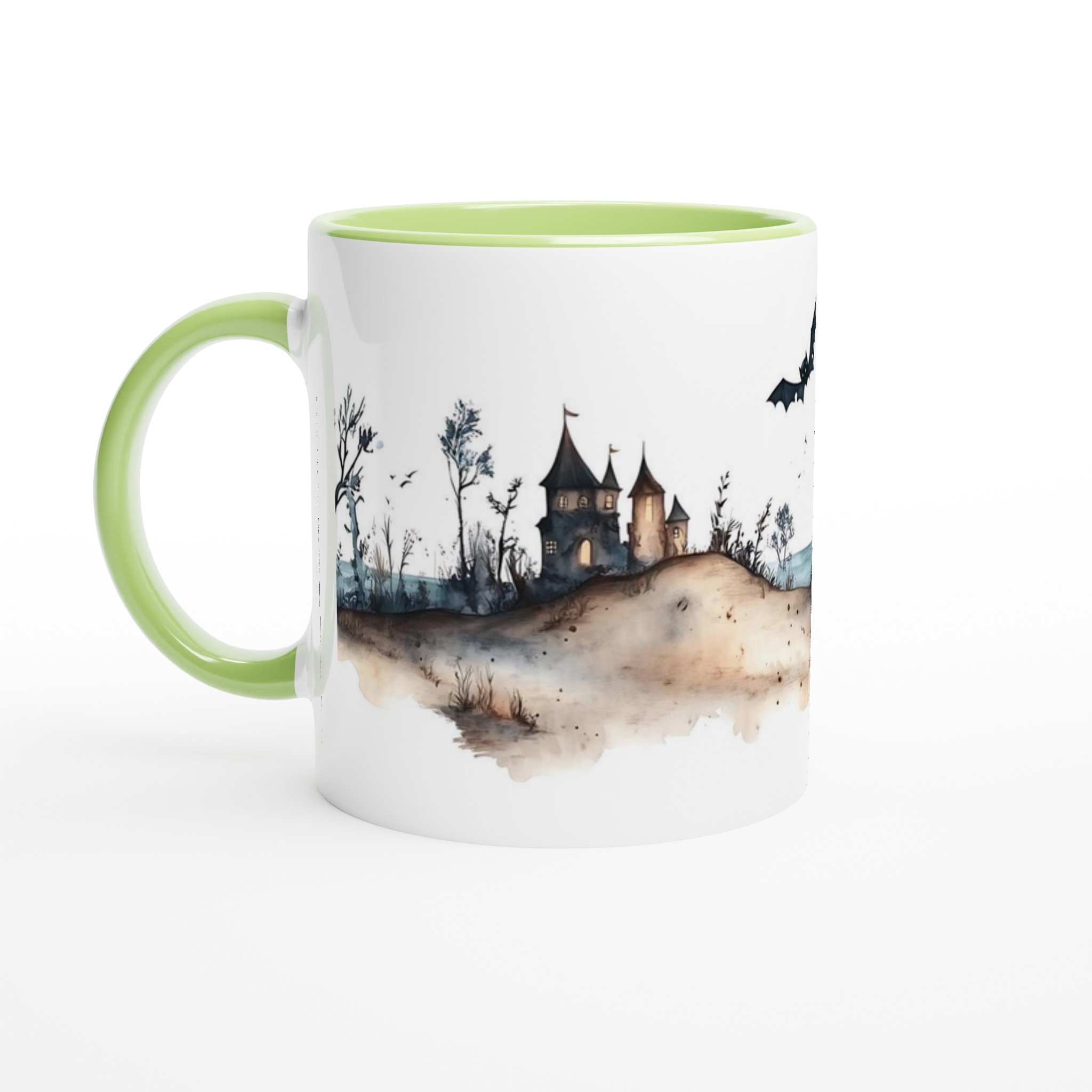 Spöklik Slottshorisont 11oz Keramisk Mugg – Välj bland 7 kusligt mysiga färger! 7 869b5aa8-4d5f-4889-8bee-18dd3329235b