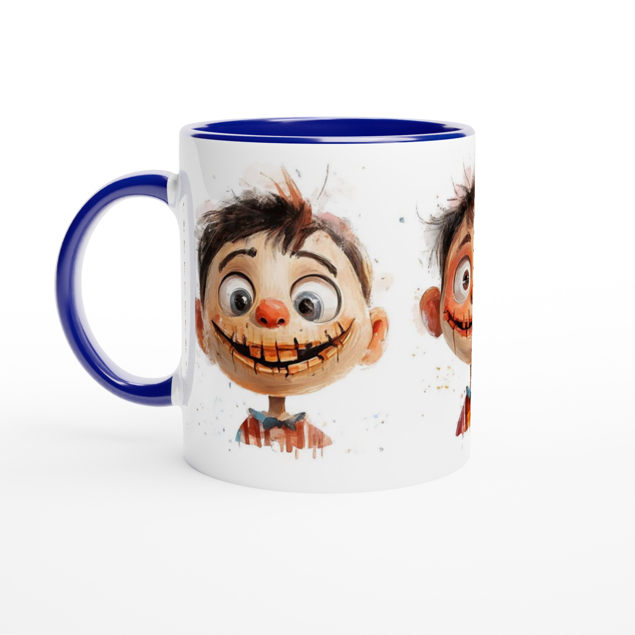 Lekfulla Monster Mugg – Vit 11oz Keramisk Mugg med Charmiga Akvarellkaraktärer 2 86d0724c-2794-4c11-bc07-405a065ac64e