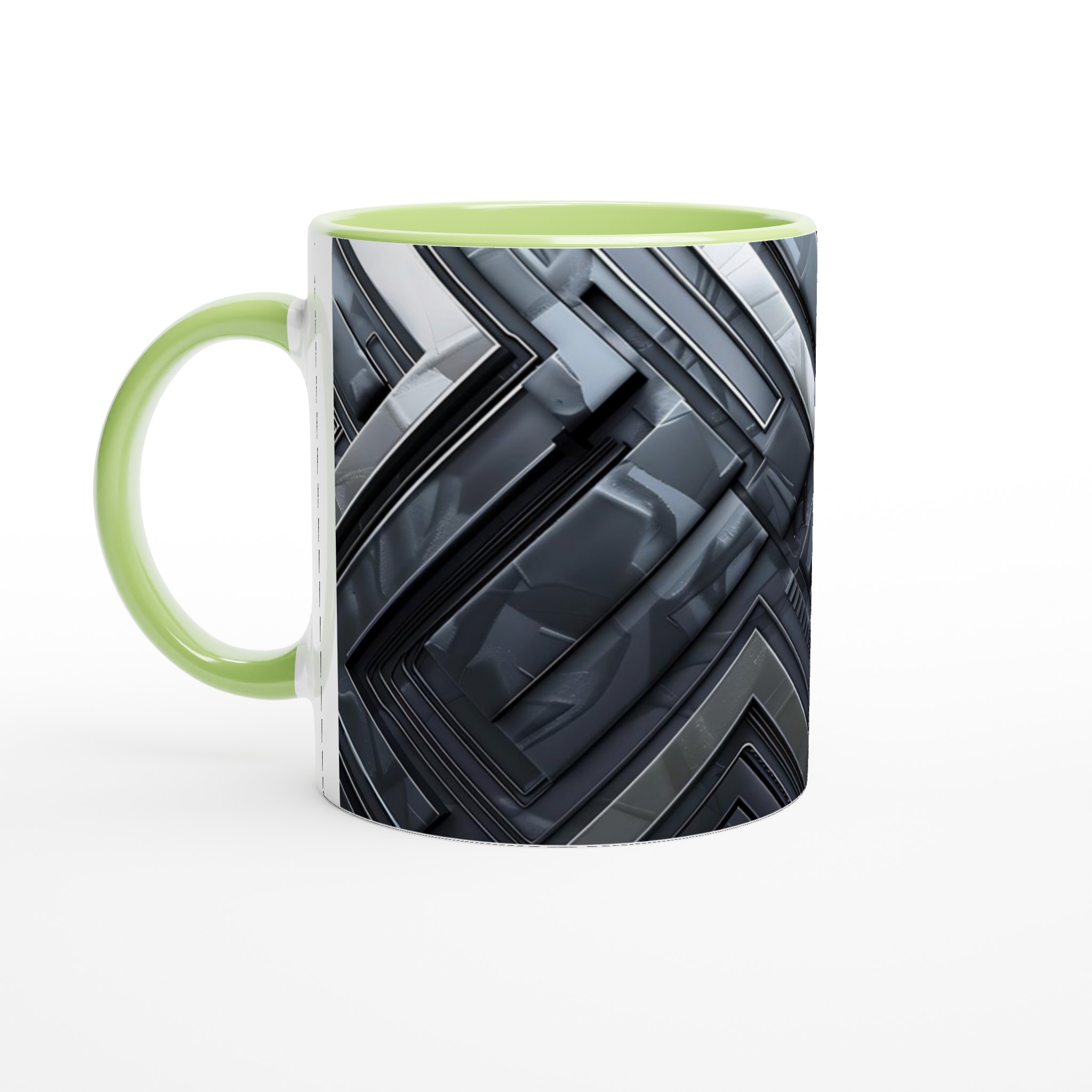 Abstrakt Cybertripp 11oz Keramikmugg - Futuristik Design i Valfri Färg 7 86f3c06c-c14b-4846-b8b6-04ff994d7464
