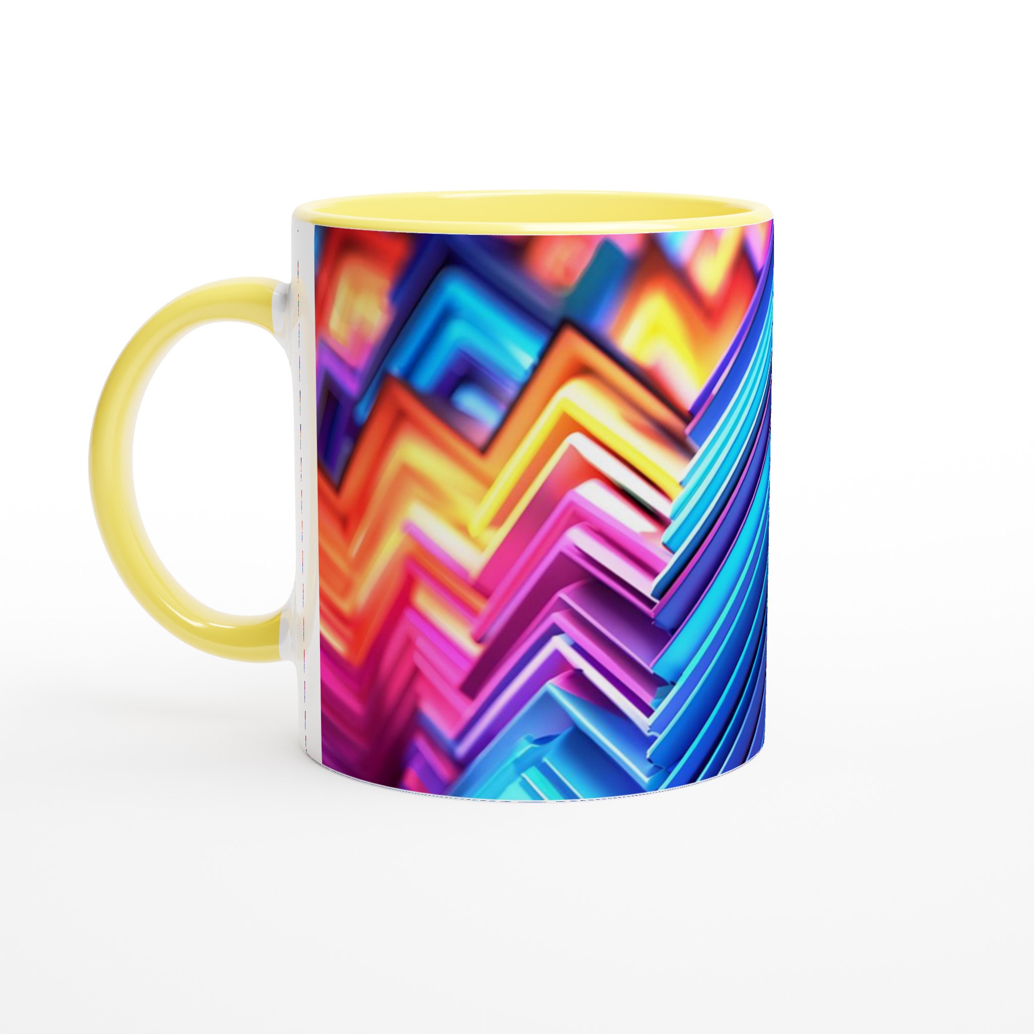 Abstrakt Neon Zigzag 11oz Keramikmugg – Dynamiska Färger för din Kaffestund 3 87025fcc-1ab2-4791-809d-aa4ecc8b8c02