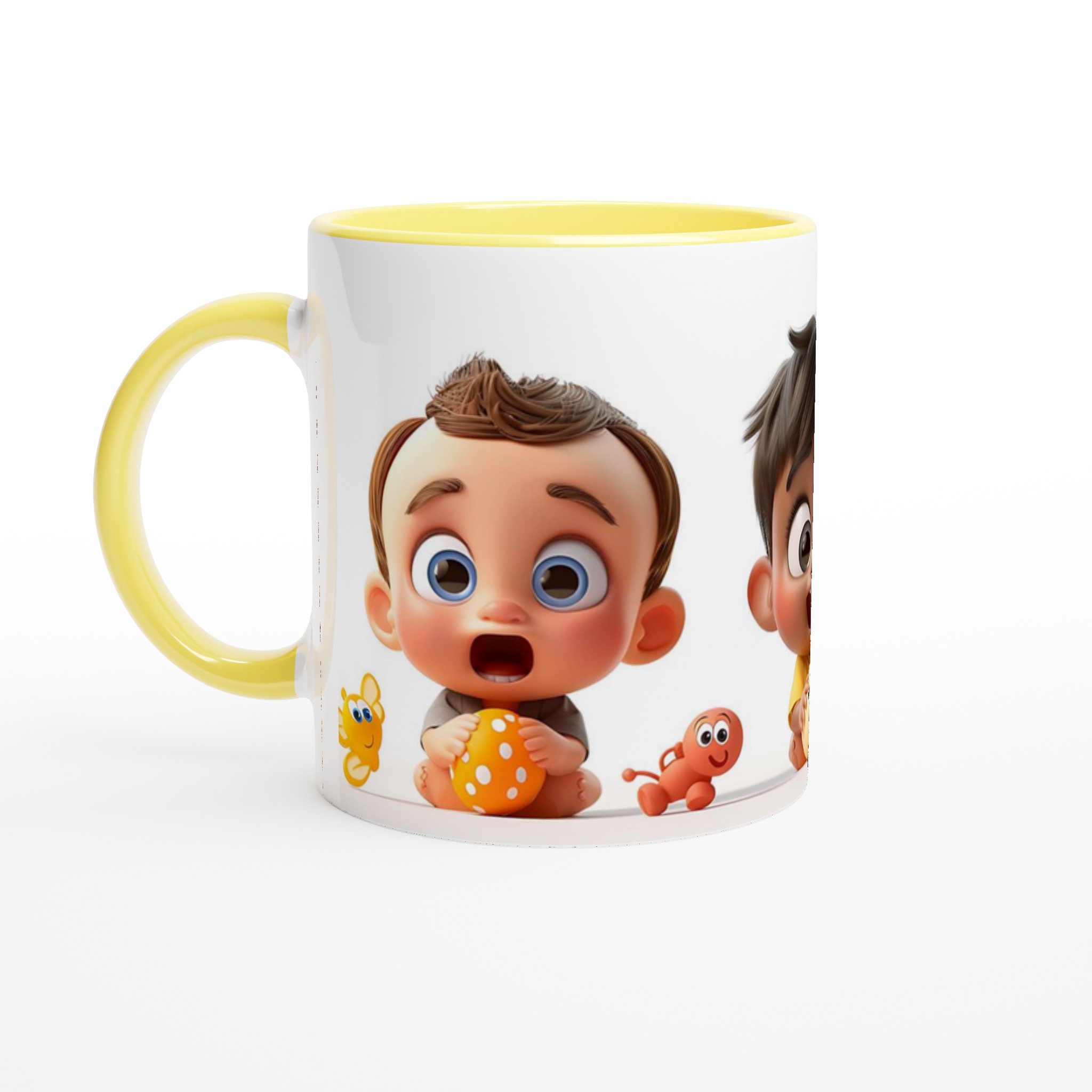 Söta Babyvänner 11oz Keramikmugg – Glada Karaktärer i Klara Färger för Kaffestunder 3 8717a486-a154-4519-b97e-13ea04e682e7