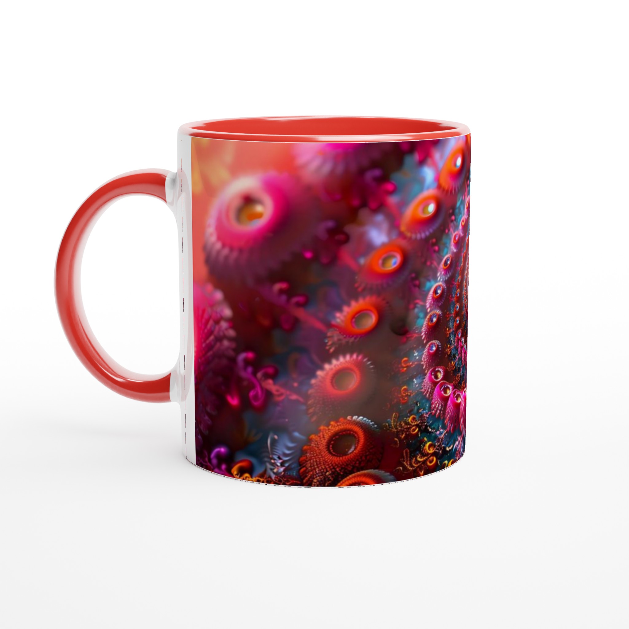 Abstrakt Fraktal Konst Mugg – Levande Kaffemugg i 7 Färger 5 87602dd1-4768-444d-bef4-05cf008599a9