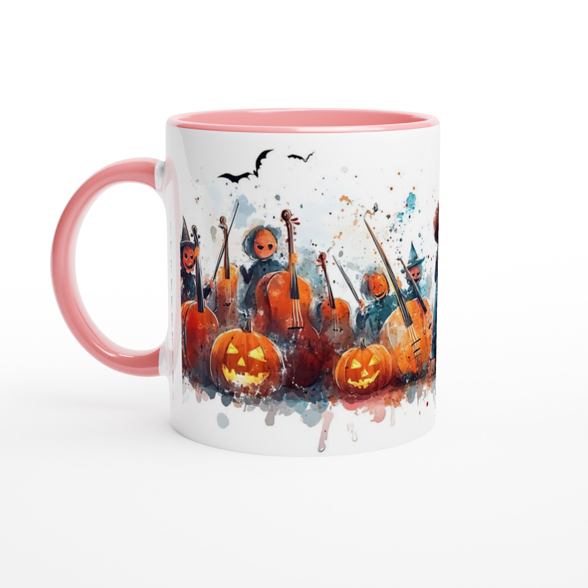 Magisk Halloweenorkester - Charmig 11oz Keramikmugg i ditt val av sju festliga färger 6 87971123-6d6d-4848-83e1-164083964208