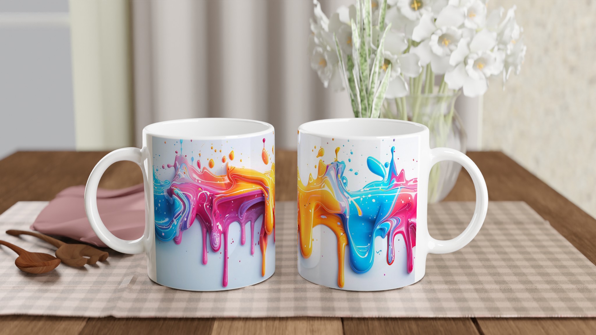Färgsprakande 11oz Keramisk Mugg – Lyfter Din Stund med Kaffe eller Te 10 8799cfec-1caf-40ff-8df5-94ad69ebe2de