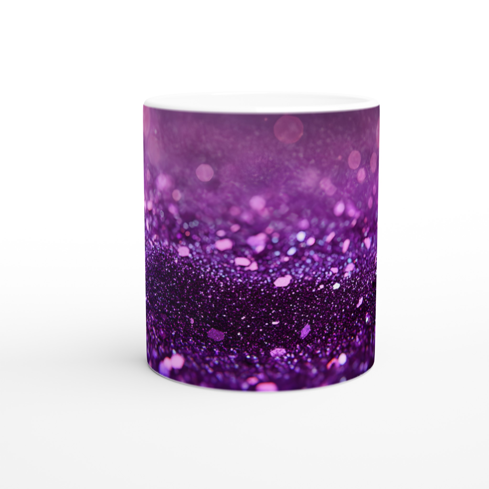 Glittrande Lila Keramisk Mugg – 11 oz Vit Mugg för En Förtrollande Dryckesupplevelse 8 87bd8783-1f6c-4ce9-b20d-03b0cd44eaf1