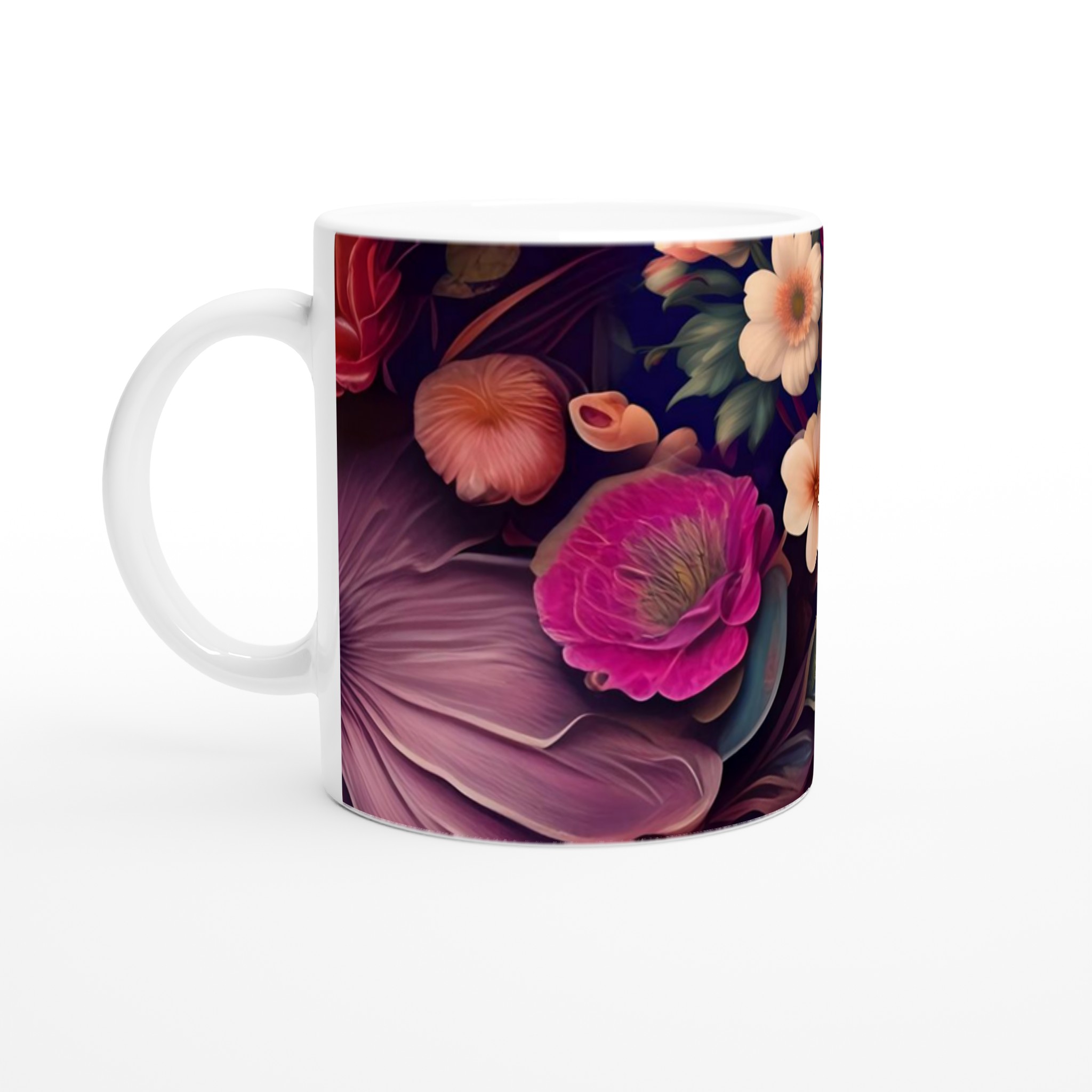 Elegant Floral Ceramic Mug 11oz – Vibrant Colors to Brighten Your Day 1 87cfc13a-4c06-4b66-a7c5-4a23a0809b05