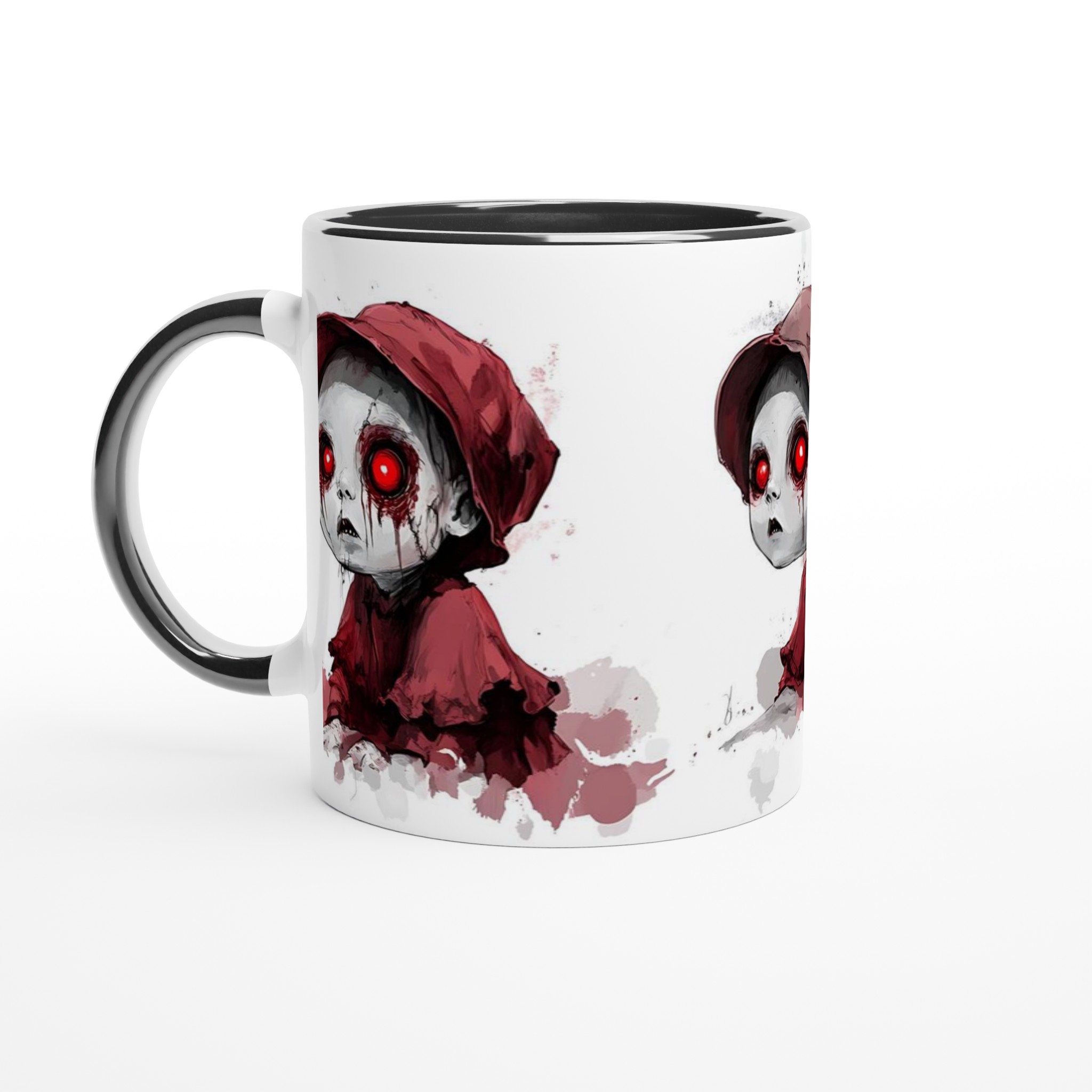 Red-Eyed Horror Doll Ceramic Mugg - Unik design för skräckälskaren 4 87e4b59b-2a4c-49f8-aea7-115e2cefe8fa