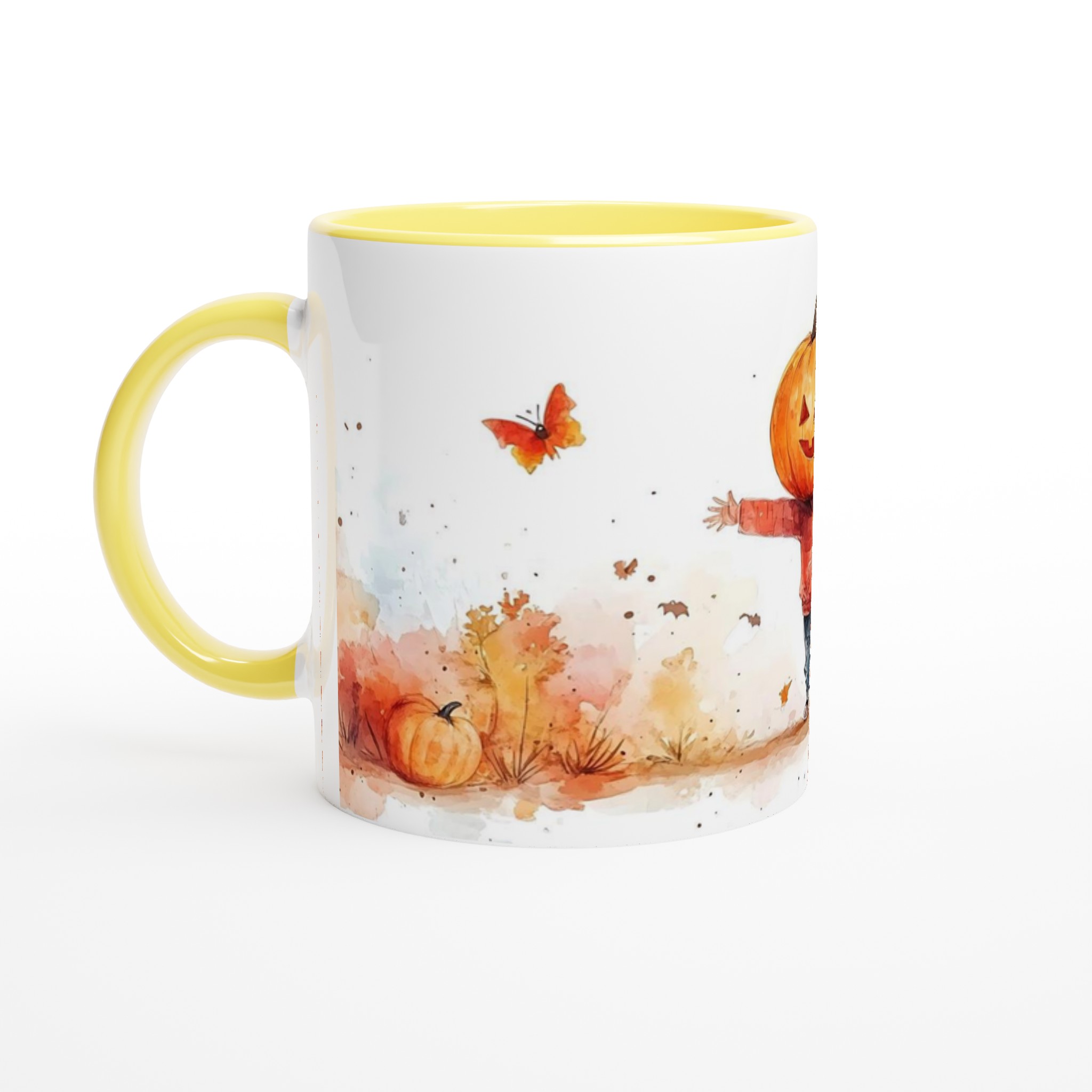Lekfull Halloween Pumpa Mugg - Charmig Höstdesign i Valfri Färg, 11 oz Keramik 3 87f8e5b6-f782-4954-accd-c2390e00e373