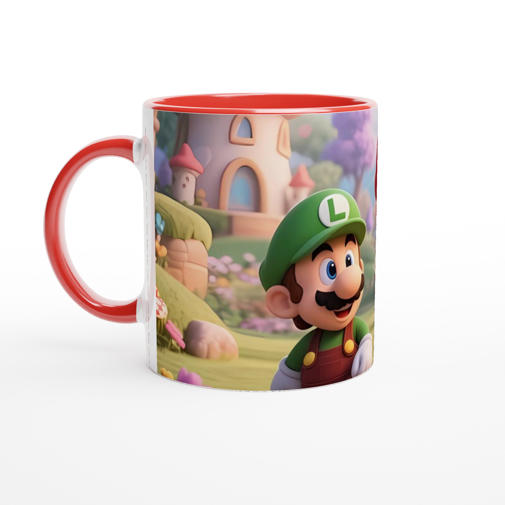 Vit 11oz keramisk mugg med lekfull Super Mario-design i flera färger 5 883ca35d-0cab-4f80-a613-cffe7ea82aa9