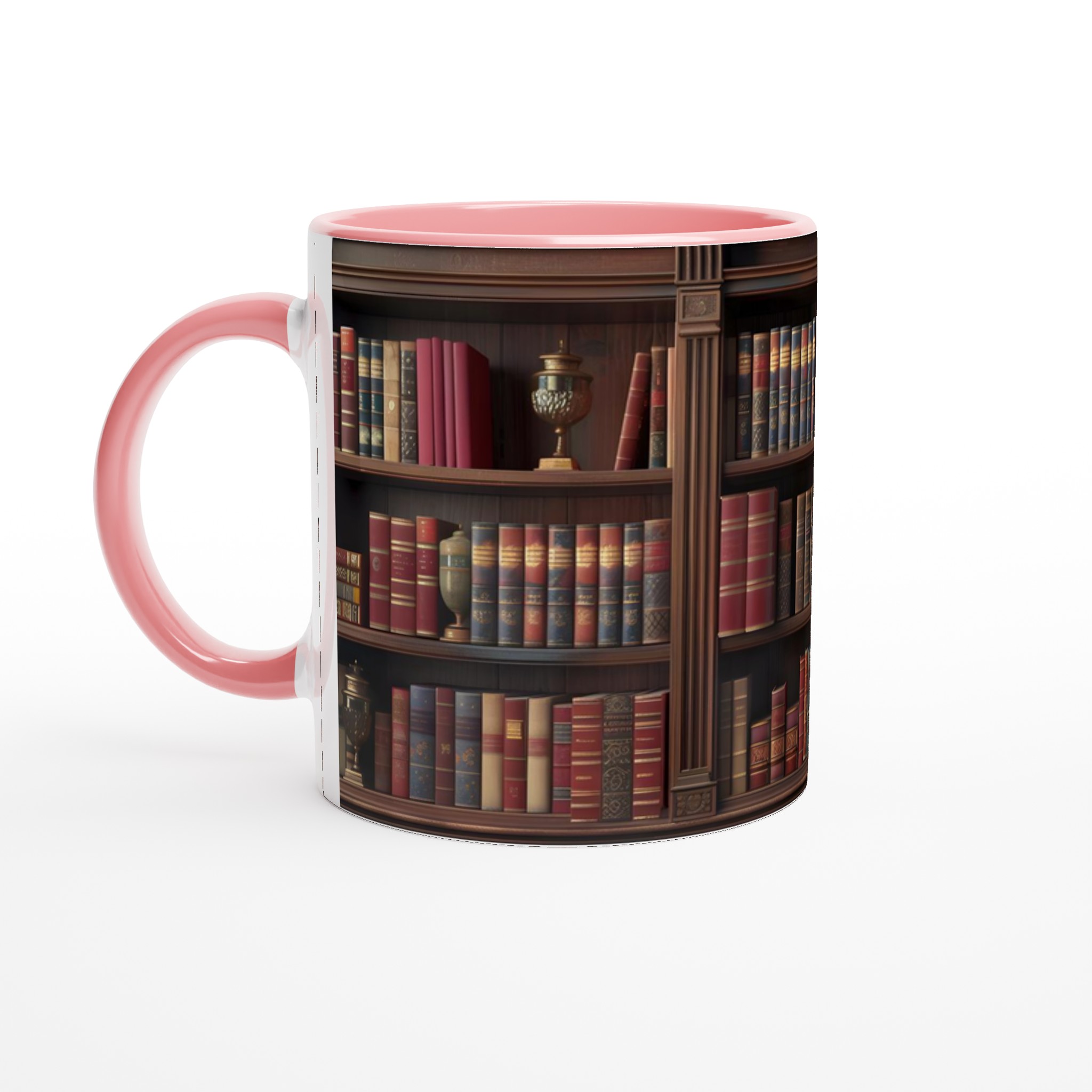 Biblioteksnostalgi – Klassisk Keramisk Mugg för Bokälskaren, Välj bland Flera Färger 6 8867152a-56e1-4d53-b3c8-209dbba0a138